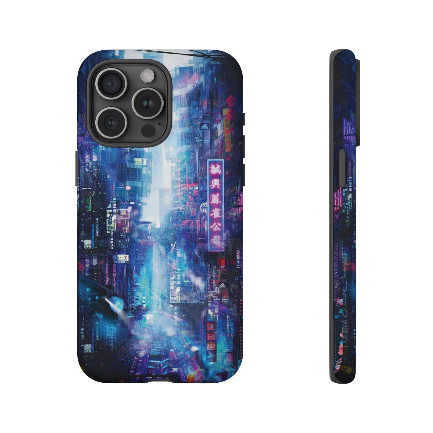 Night Life Futuristic City Wallpaper Phone Case | iPhone 15 Plus/ Pro, 14, 13, 12| Google Pixel 7, Pro, 5| Samsung Galaxy S23 All Major Phone Models