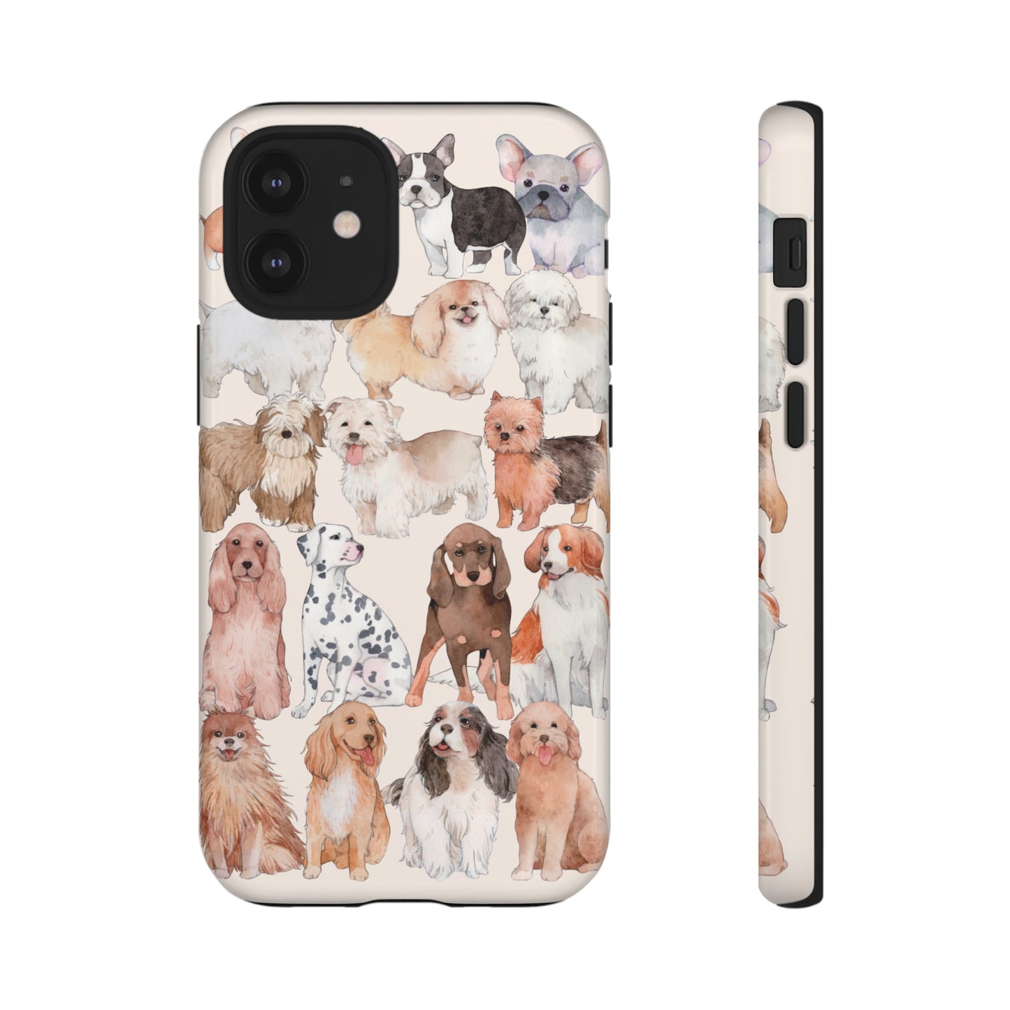 Dog Collage Wallpaper Phone Case | iPhone 15 Plus/ Pro, 14, 13, 12| Google Pixel 7, Pro, 5| Samsung Galaxy S23 All Major Phone Models