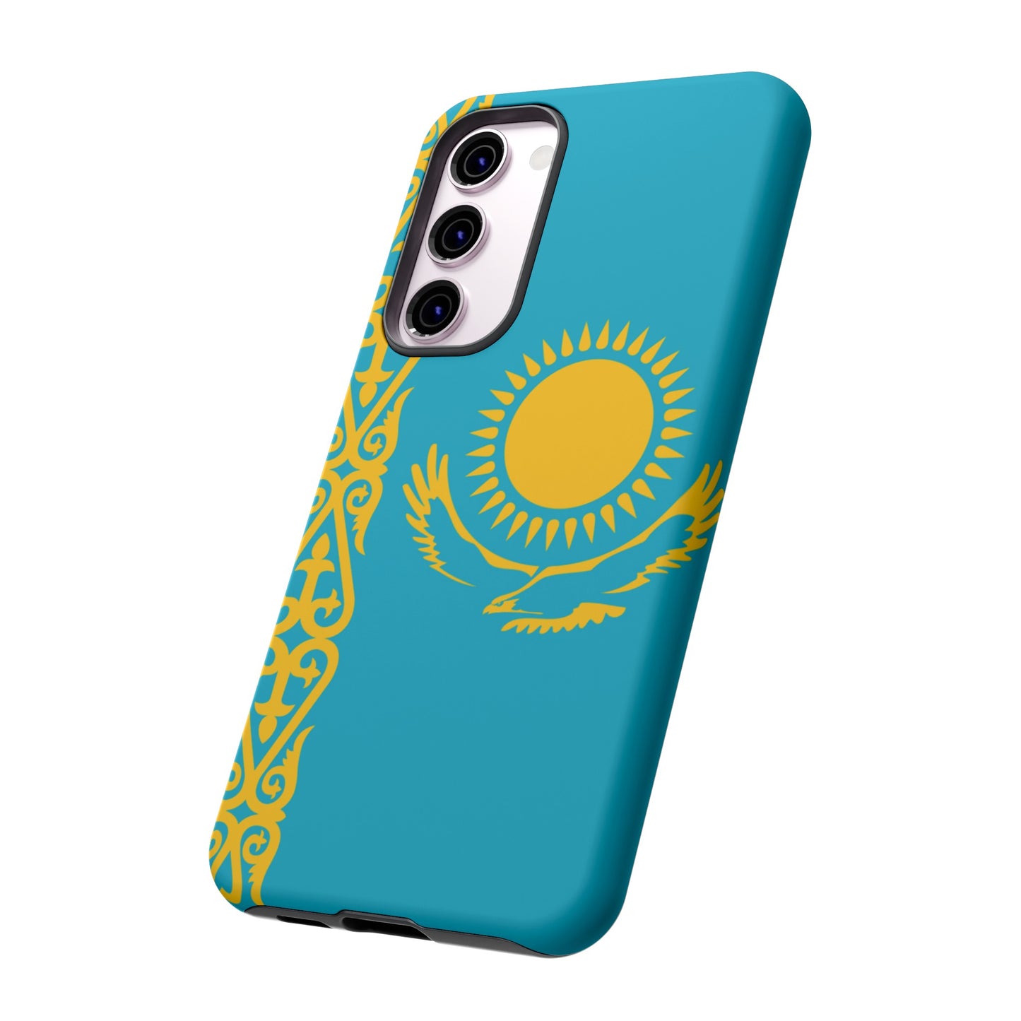 Kazakhstan Flag Phone Case | iPhone 15 Plus/ Pro, 14, 13, 12| Google Pixel 7, Pro, 5| Samsung Galaxy S23 All Major Phone Models