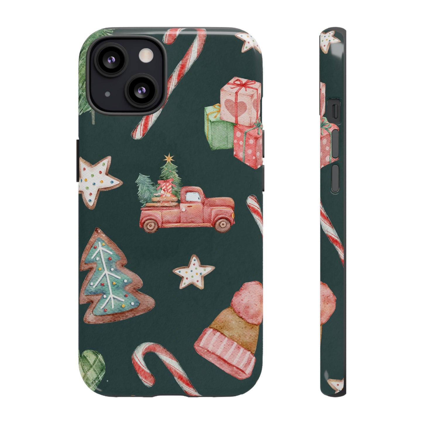 Festive Christmas Wallpaper Phone Case | iPhone 15 Plus/ Pro, 14, 13, 12| Google Pixel 7, Pro, 5| Samsung Galaxy S23 All Major Phone Models