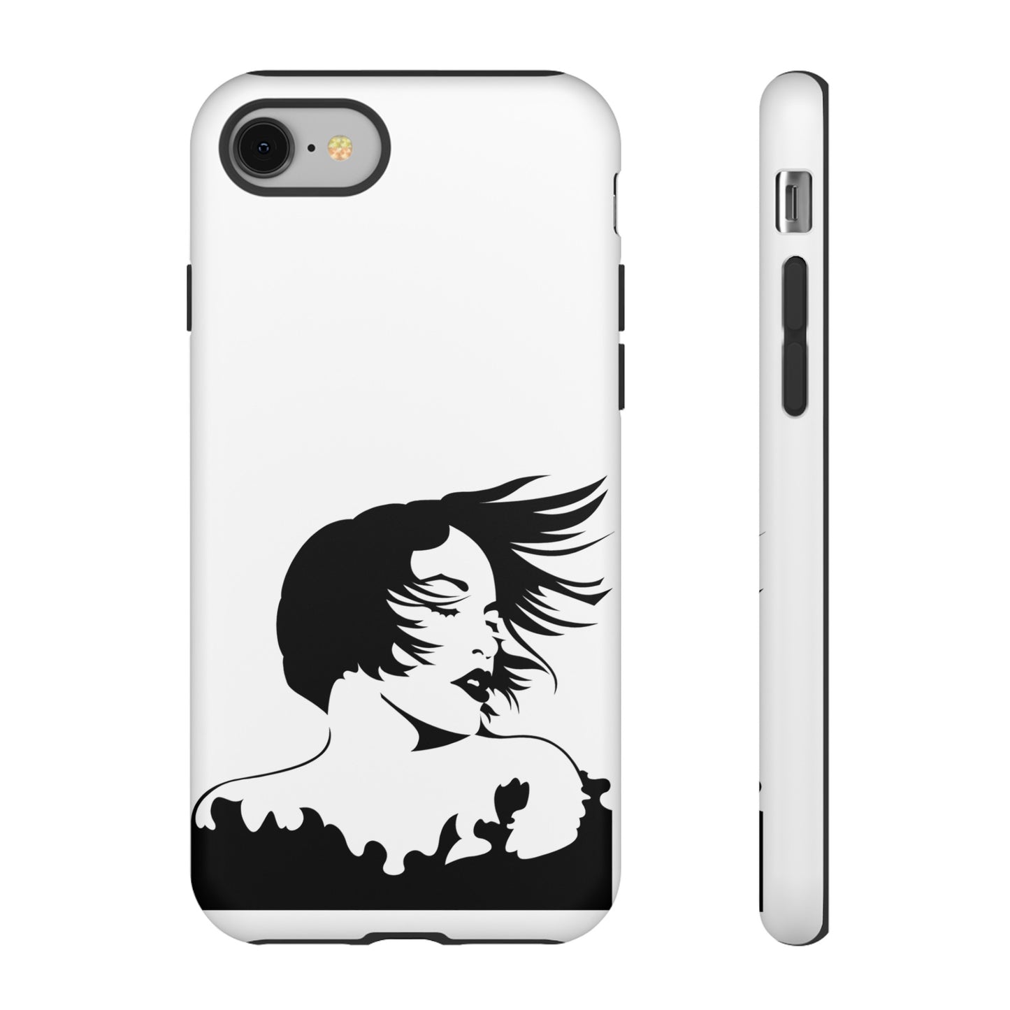 Woman In The Wind Phone Case | iPhone 15 Plus/ Pro, 14, 13, 12| Google Pixel 7, Pro, 5| Samsung Galaxy S23 All Major Phone Models