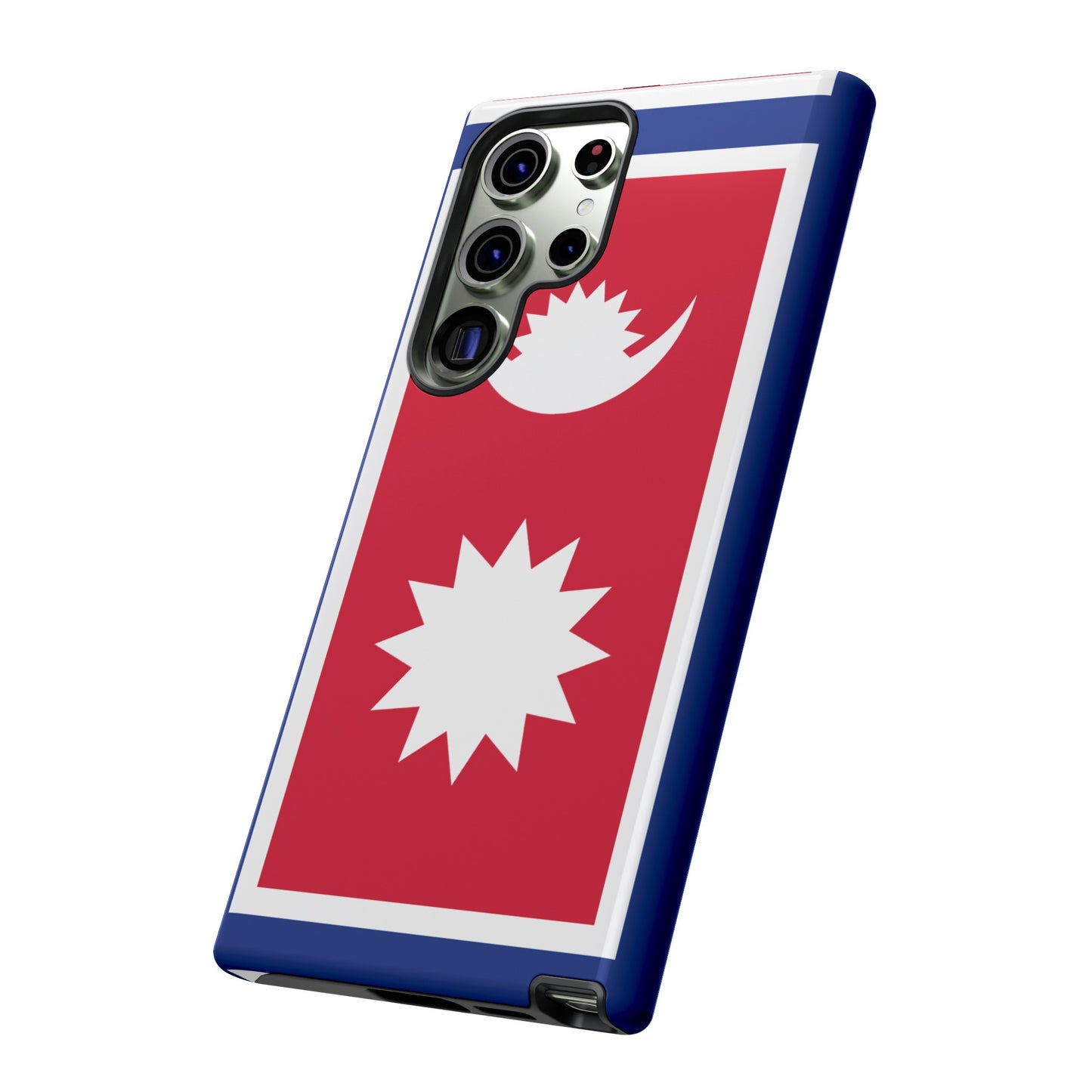 Nepal Flag Phone Case | iPhone 15 Plus/ Pro, 14, 13, 12| Google Pixel 7, Pro, 5| Samsung Galaxy S23 All Major Phone Models