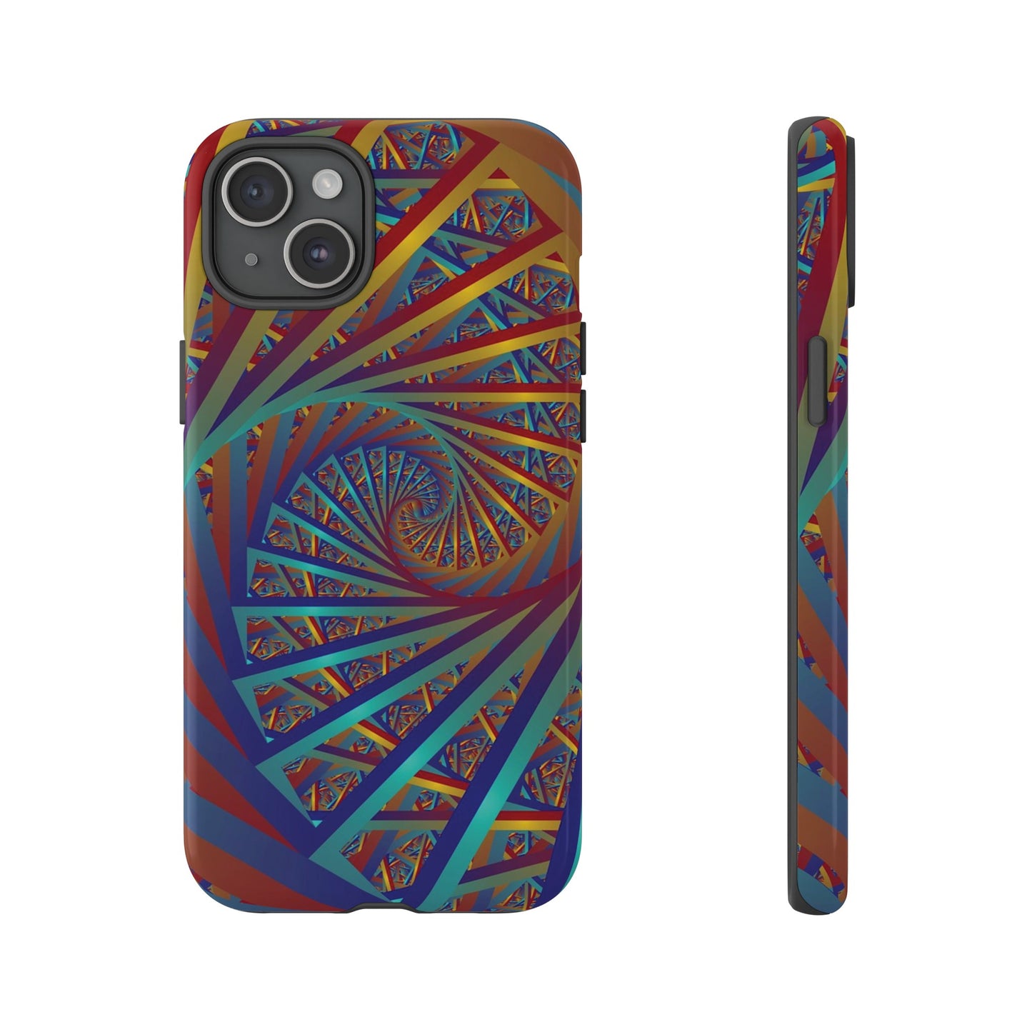 Colourful Spiral Wallpaper Phone Case | iPhone 15 Plus/ Pro, 14, 13, 12| Google Pixel 7, Pro, 5| Samsung Galaxy S23 All Major Phone Models