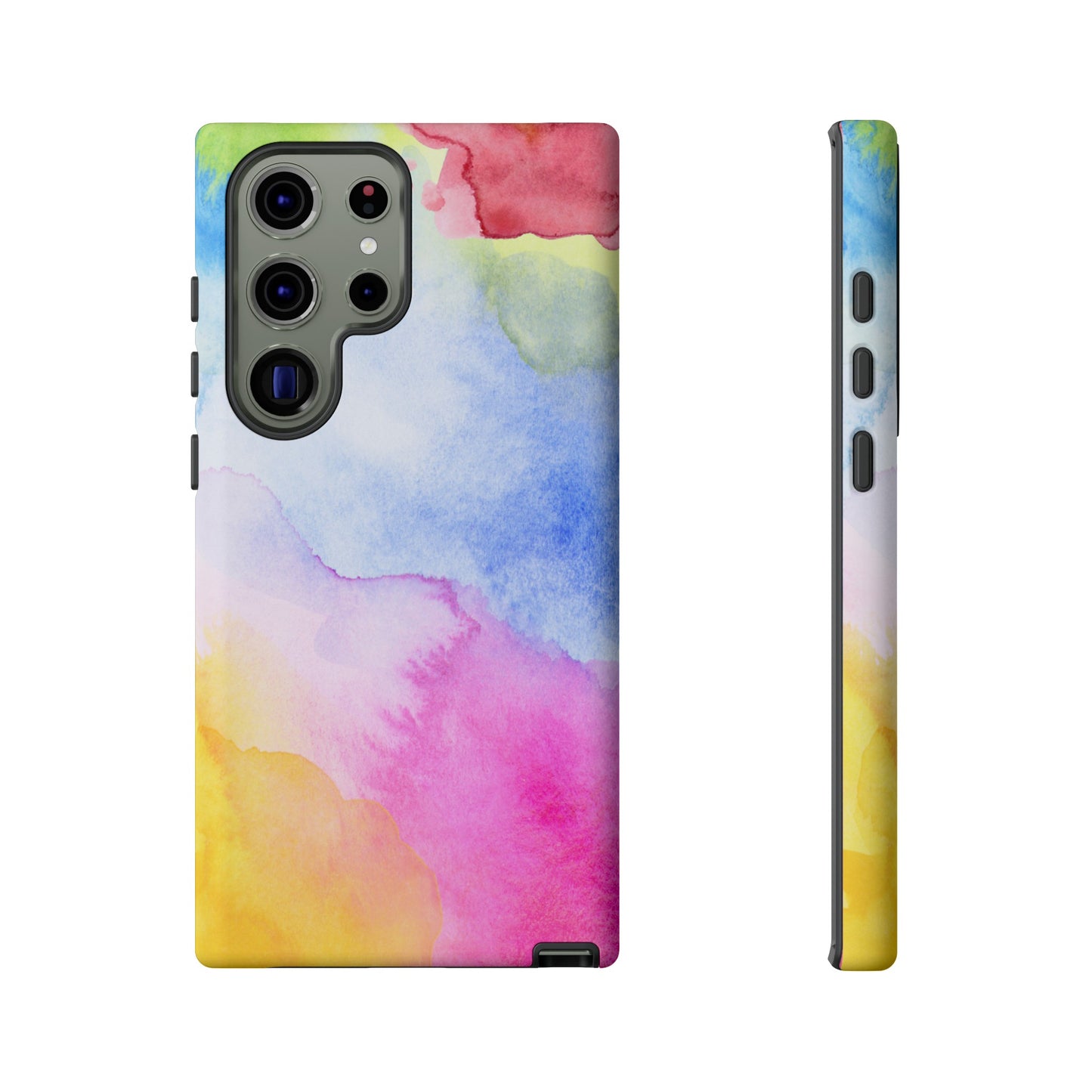 Watercolour Rainbow Phone Case | iPhone 15 Plus/ Pro, 14, 13, 12| Google Pixel 7, Pro, 5| Samsung Galaxy S23 All Major Phone Models