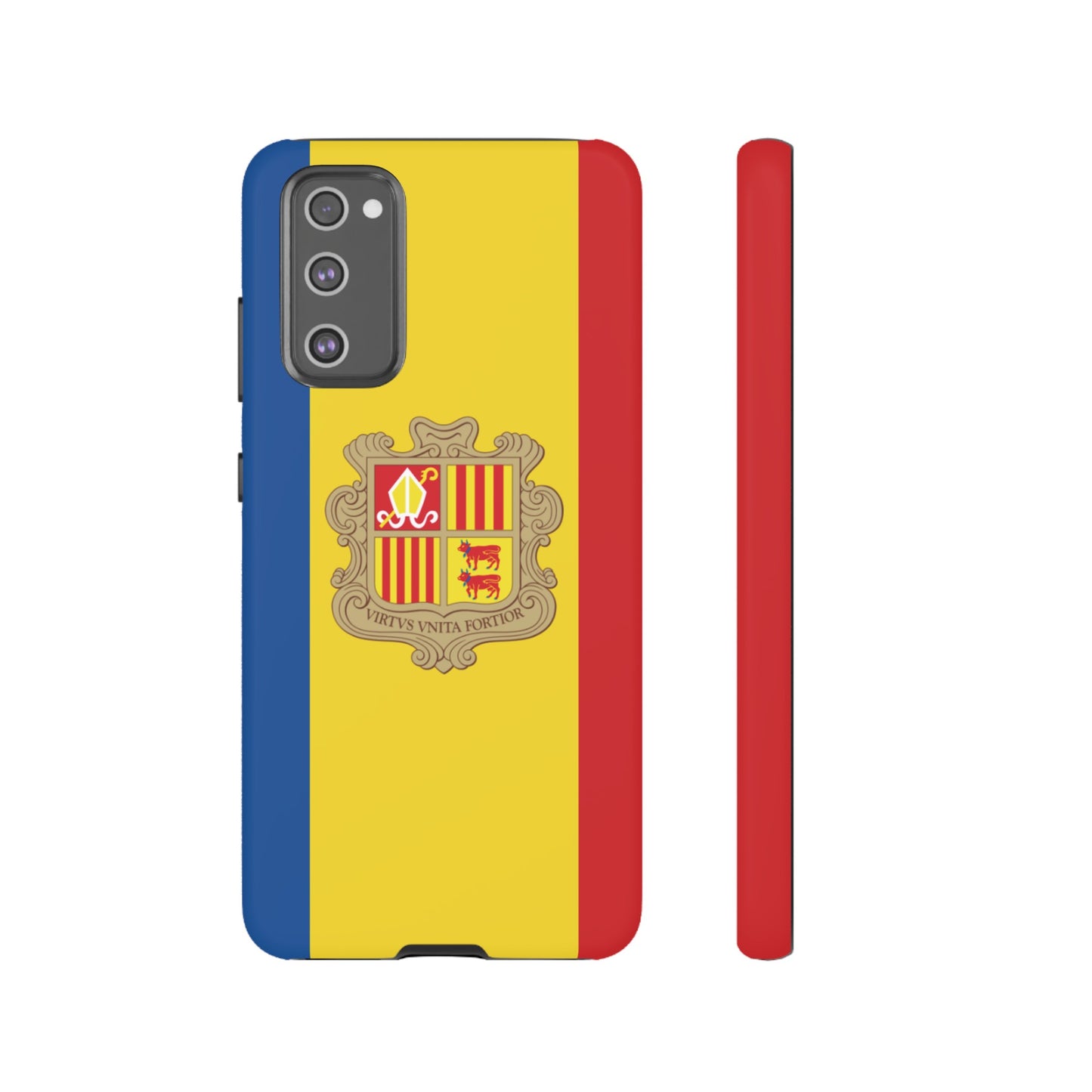 Andorra Flag Phone Case | iPhone 15 Plus/ Pro, 14, 13, 12| Google Pixel 7, Pro, 5| Samsung Galaxy S23 All Major Phone Models