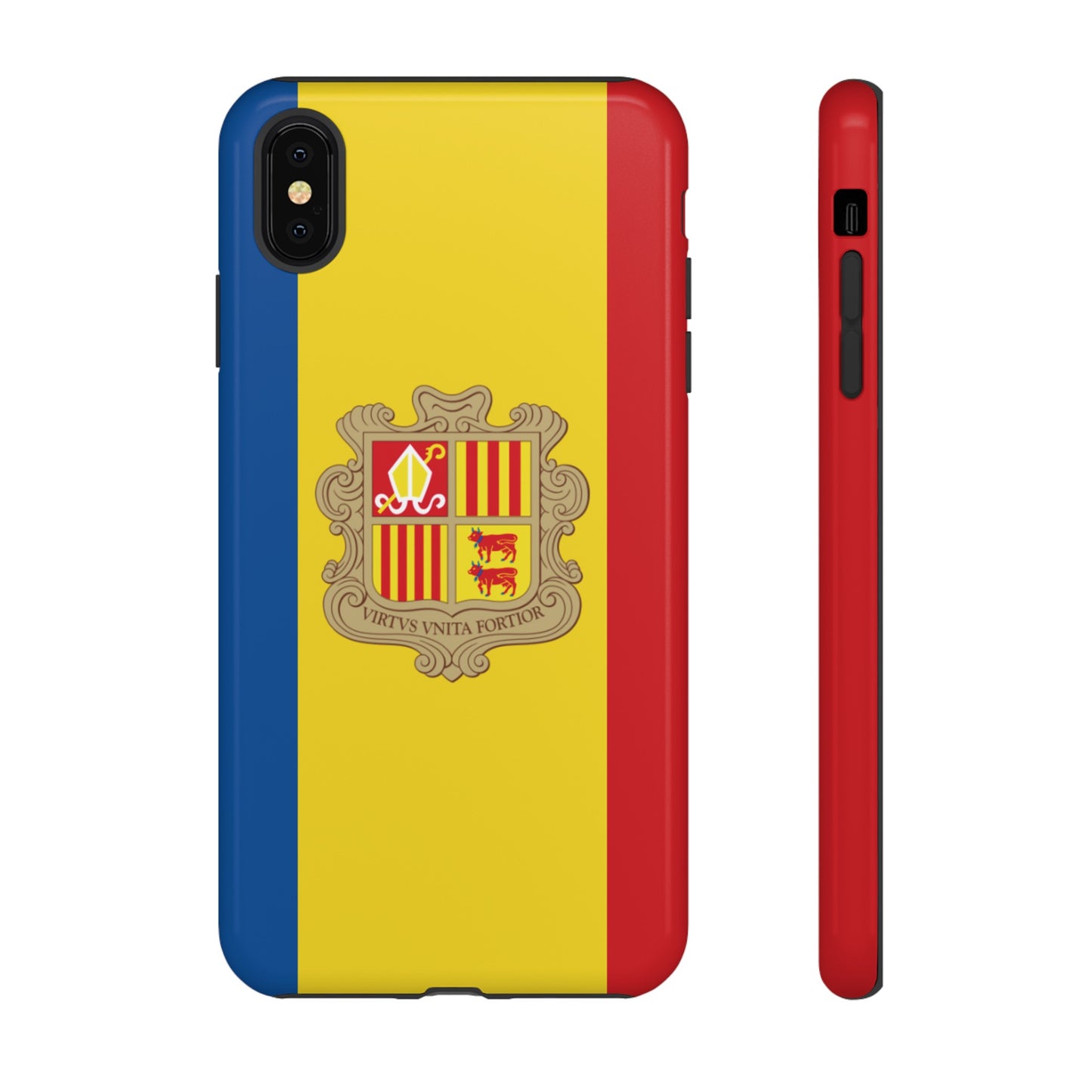 Andorra Flag Phone Case | iPhone 15 Plus/ Pro, 14, 13, 12| Google Pixel 7, Pro, 5| Samsung Galaxy S23 All Major Phone Models