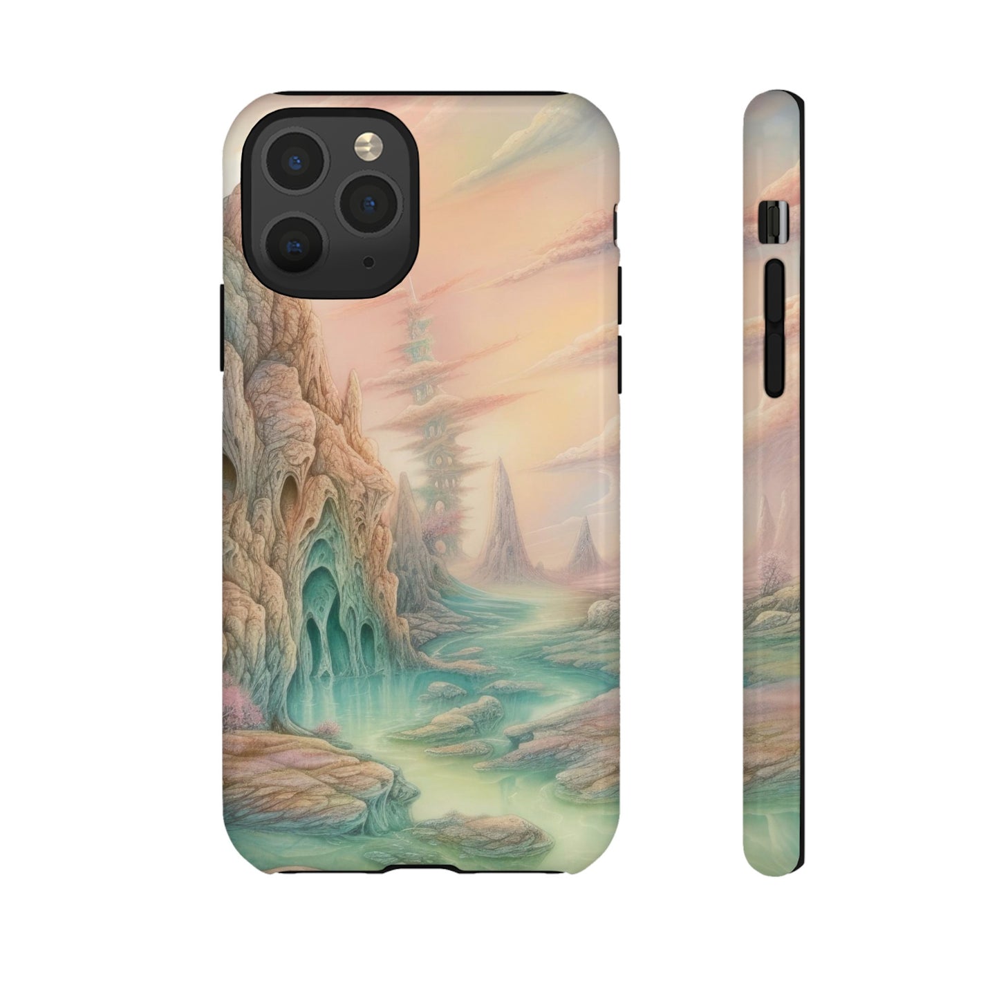 Caves Sci-Fi Wallpaper Phone Case | iPhone 15 Plus/ Pro, 14, 13, 12| Google Pixel 7, Pro, 5| Samsung Galaxy S23 All Major Phone Models