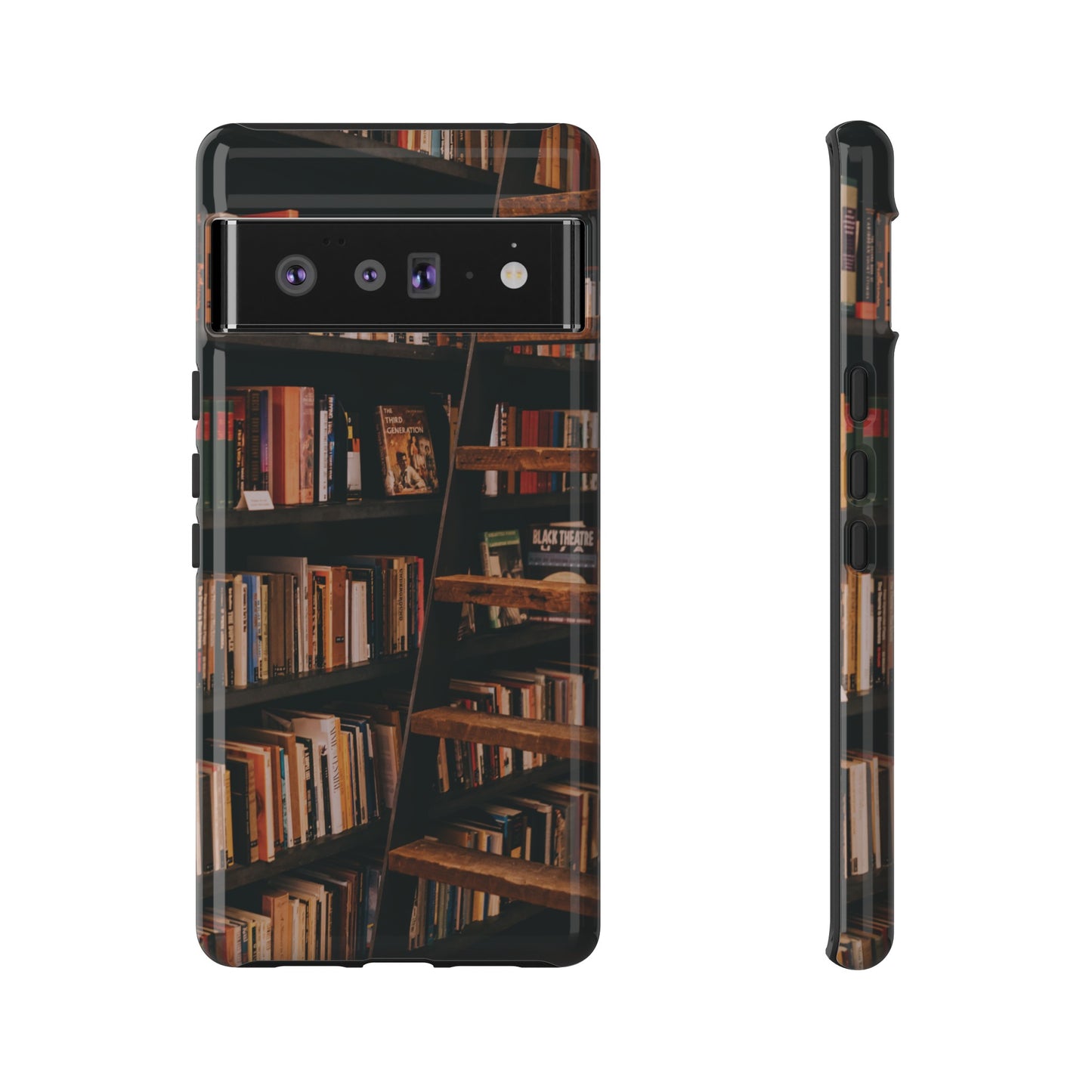 Bookcase Wallpaper Phone Case | iPhone 15 Plus/ Pro, 14, 13, 12| Google Pixel 7, Pro, 5| Samsung Galaxy S23 All Major Phone Models