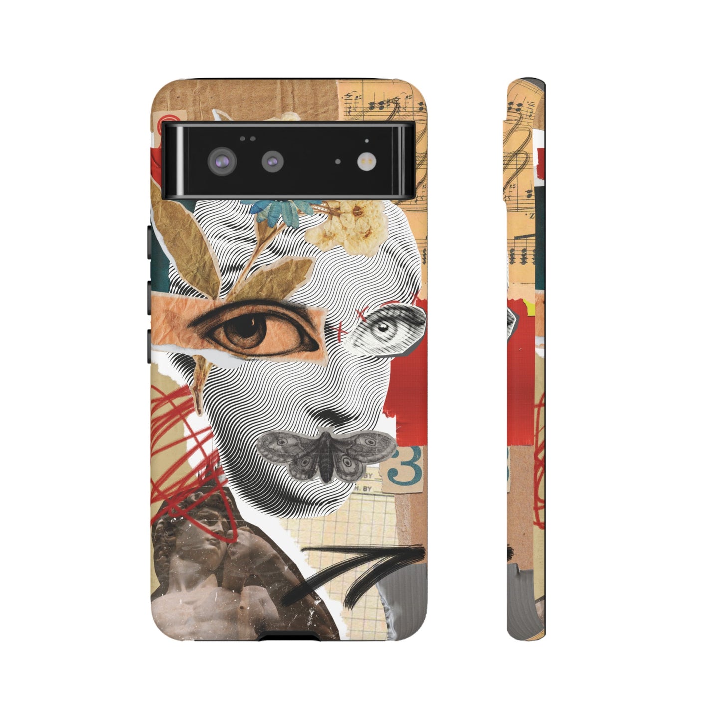 Woman Collage Wallpaper Phone Case | iPhone 15 Plus/ Pro, 14, 13, 12| Google Pixel 7, Pro, 5| Samsung Galaxy S23 All Major Phone Models