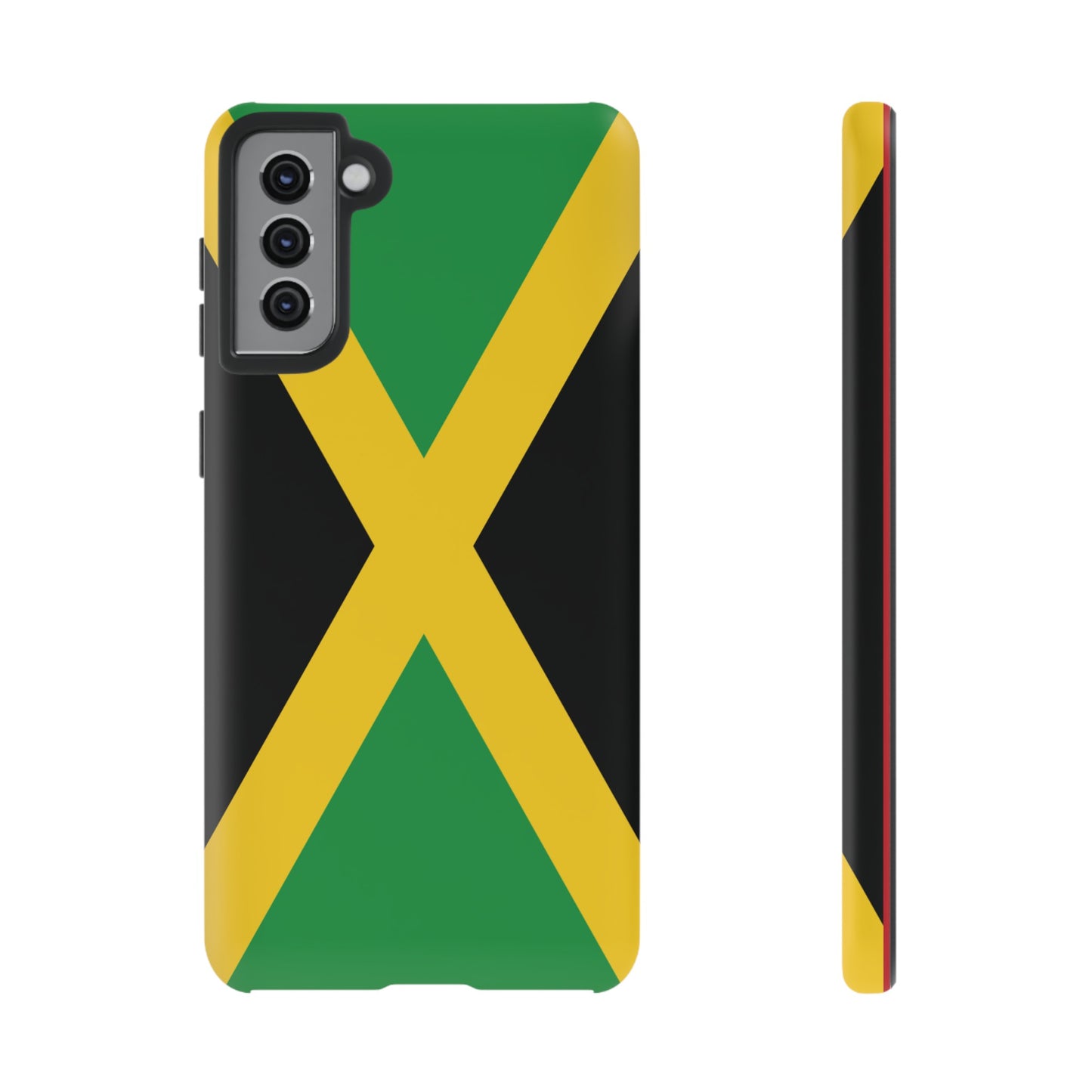 Jamaica Flag Phone Case | iPhone 15 Plus/ Pro, 14, 13, 12| Google Pixel 7, Pro, 5| Samsung Galaxy S23 All Major Phone Models