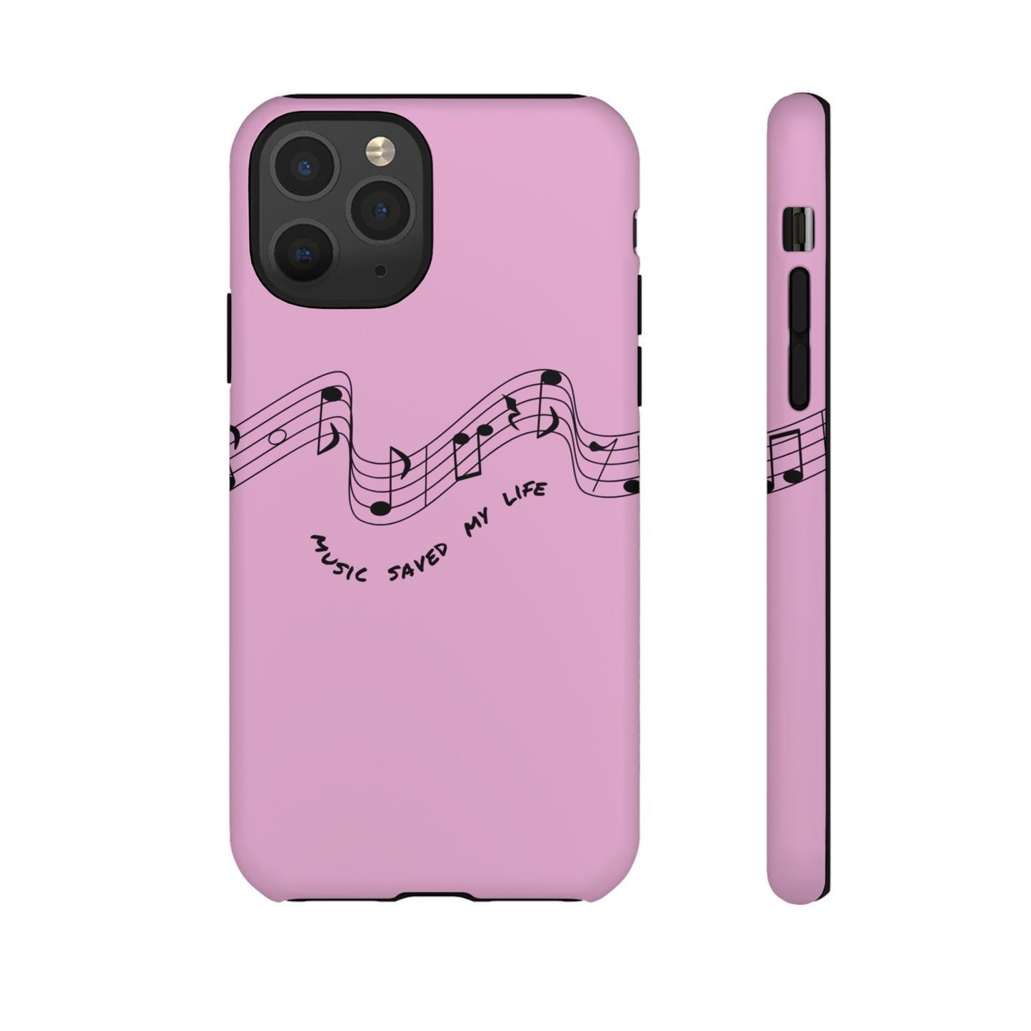 Music Saved My Life Wallpaper Phone Case | iPhone 15 Plus/ Pro, 14, 13, 12| Google Pixel 7, Pro, 5| Samsung Galaxy S23 All Major Phone Models