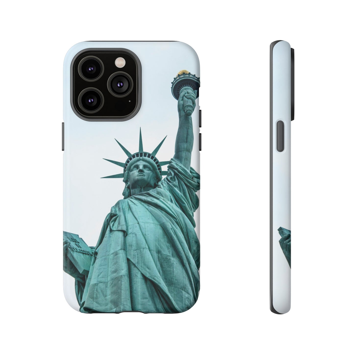 Statue of Liberty Wallpaper Phone Case | iPhone 15 Plus/ Pro, 14, 13, 12| Google Pixel 7, Pro, 5| Samsung Galaxy S23 All Major Phone Models