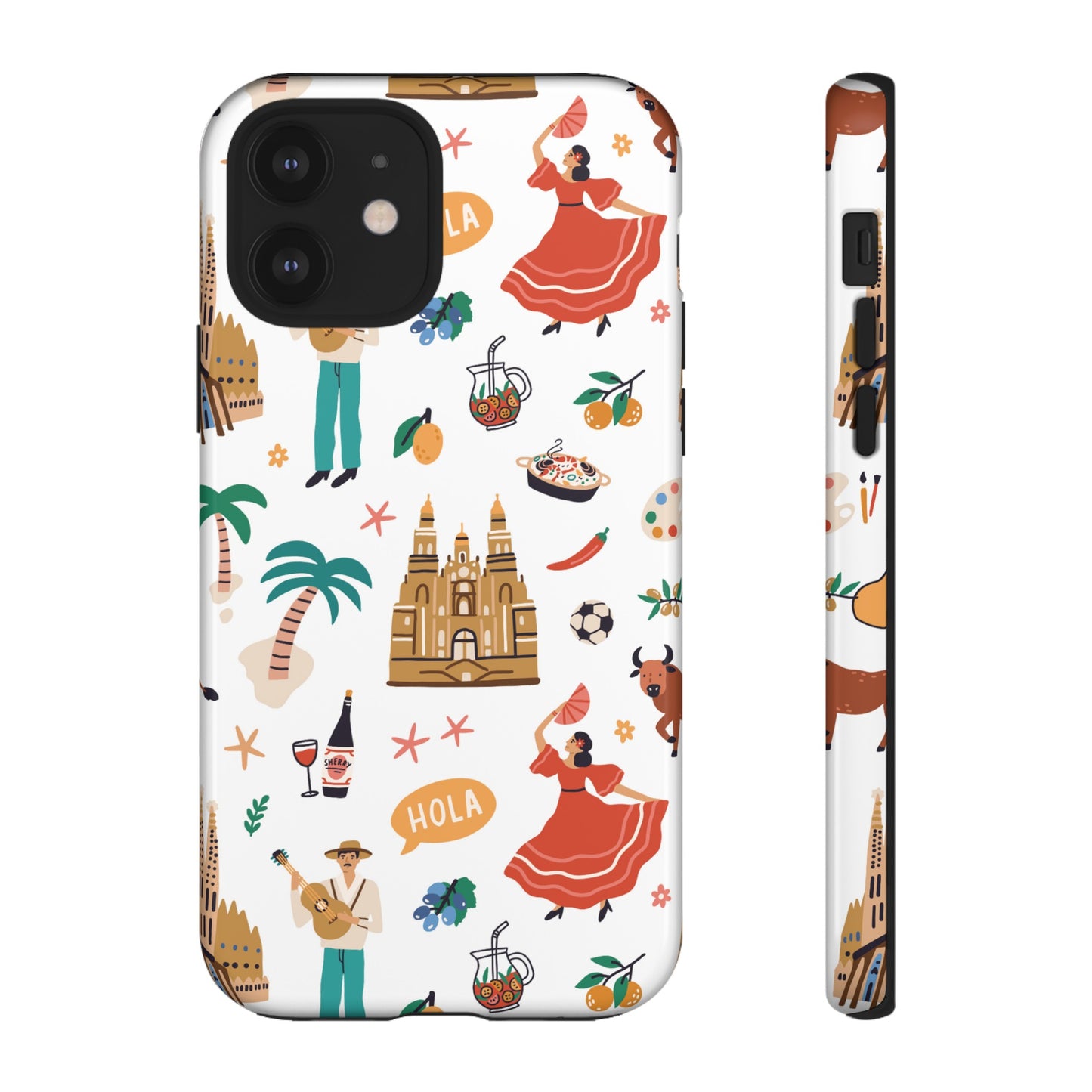 Spanish Culture Wallpaper Phone Case | iPhone 15 Plus/ Pro, 14, 13, 12| Google Pixel 7, Pro, 5| Samsung Galaxy S23 All Major Phone Models