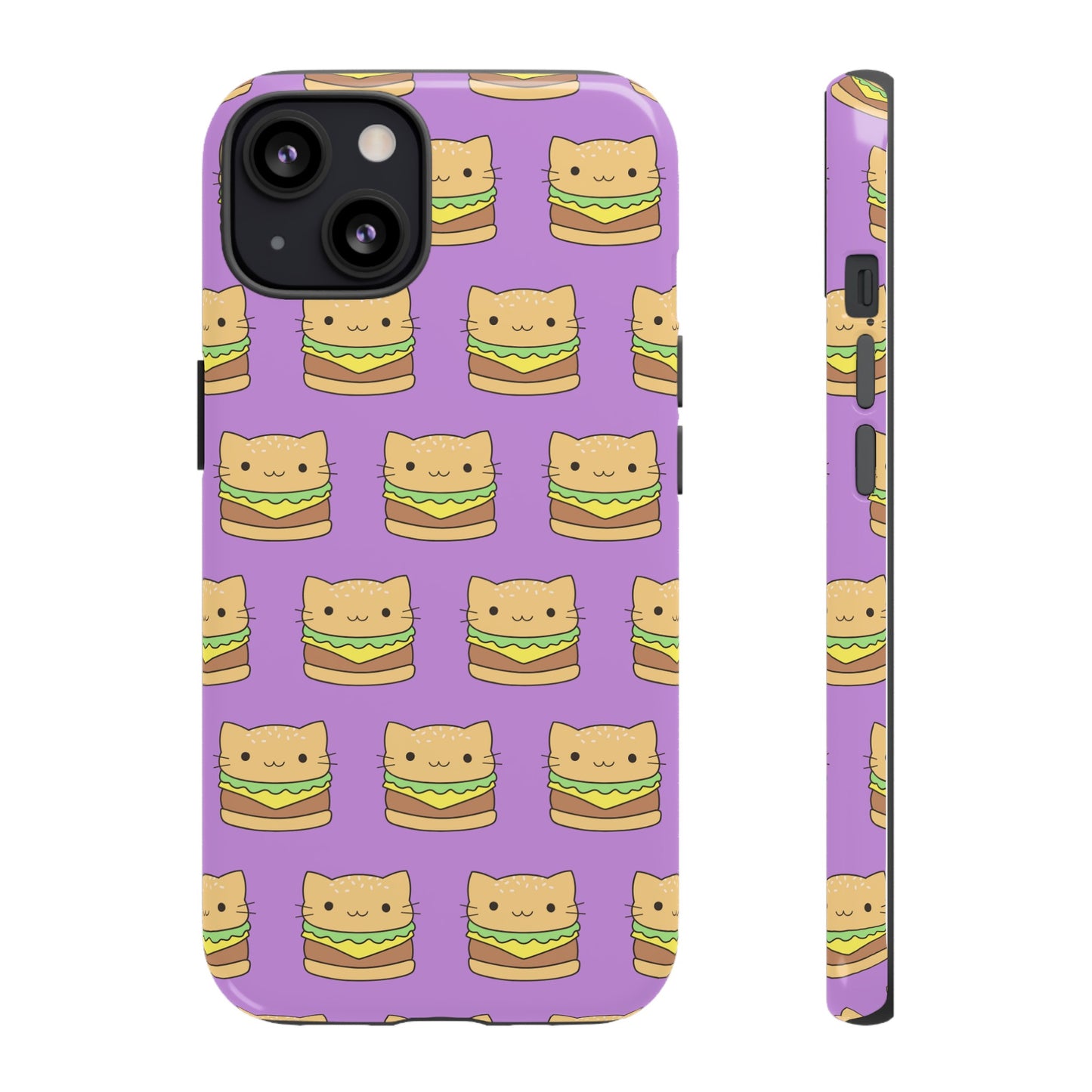 Cat Burger Phone Case | iPhone 15 Plus/ Pro, 14, 13, 12| Google Pixel 7, Pro, 5| Samsung Galaxy S23 All Major Phone Models