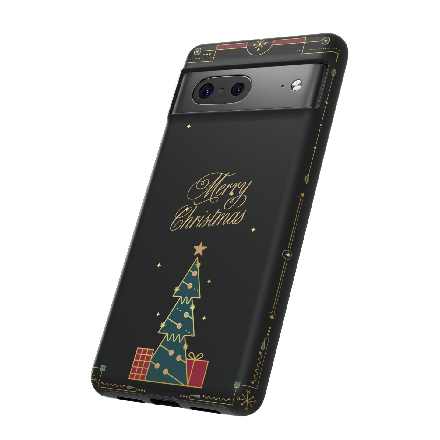 Christmas Tree Wallpaper Phone Case | iPhone 15 Plus/ Pro, 14, 13, 12| Google Pixel 7, Pro, 5| Samsung Galaxy S23 All Major Phone Models