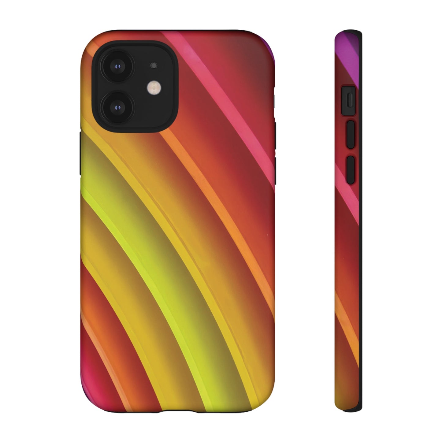 Curved Colourful Wallpaper Phone Case | iPhone 15 Plus/ Pro, 14, 13, 12| Google Pixel 7, Pro, 5| Samsung Galaxy S23 All Major Phone Models