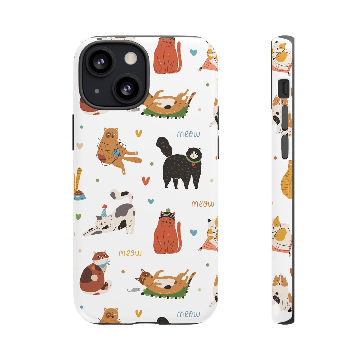 Collage of Cats Wallpaper Phone Case | iPhone 15 Plus/ Pro, 14, 13, 12| Google Pixel 7, Pro, 5| Samsung Galaxy S23 All Major Phone Models