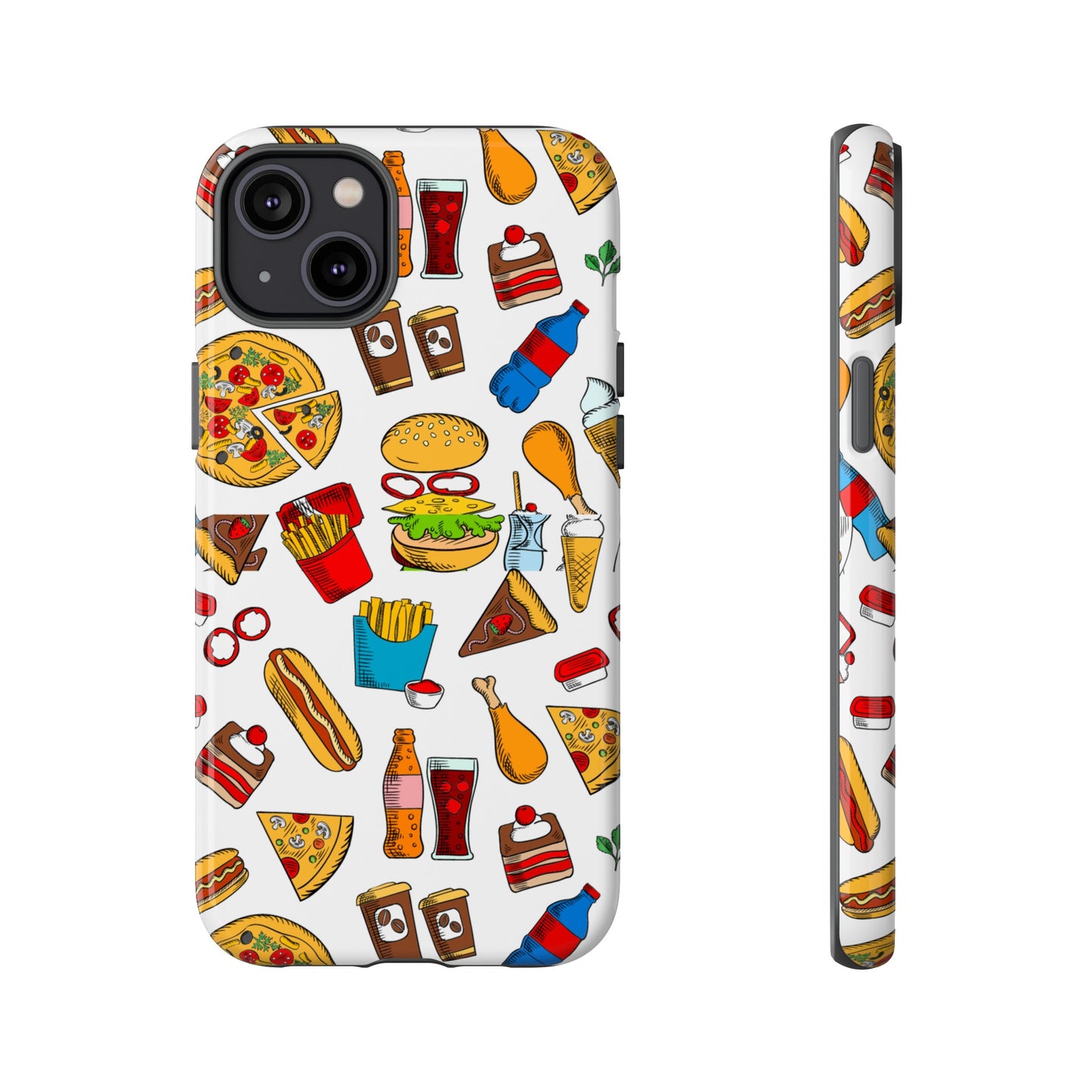 Fast Food Wallpaper Phone Case | iPhone 15 Plus/ Pro, 14, 13, 12| Google Pixel 7, Pro, 5| Samsung Galaxy S23 All Major Phone Models