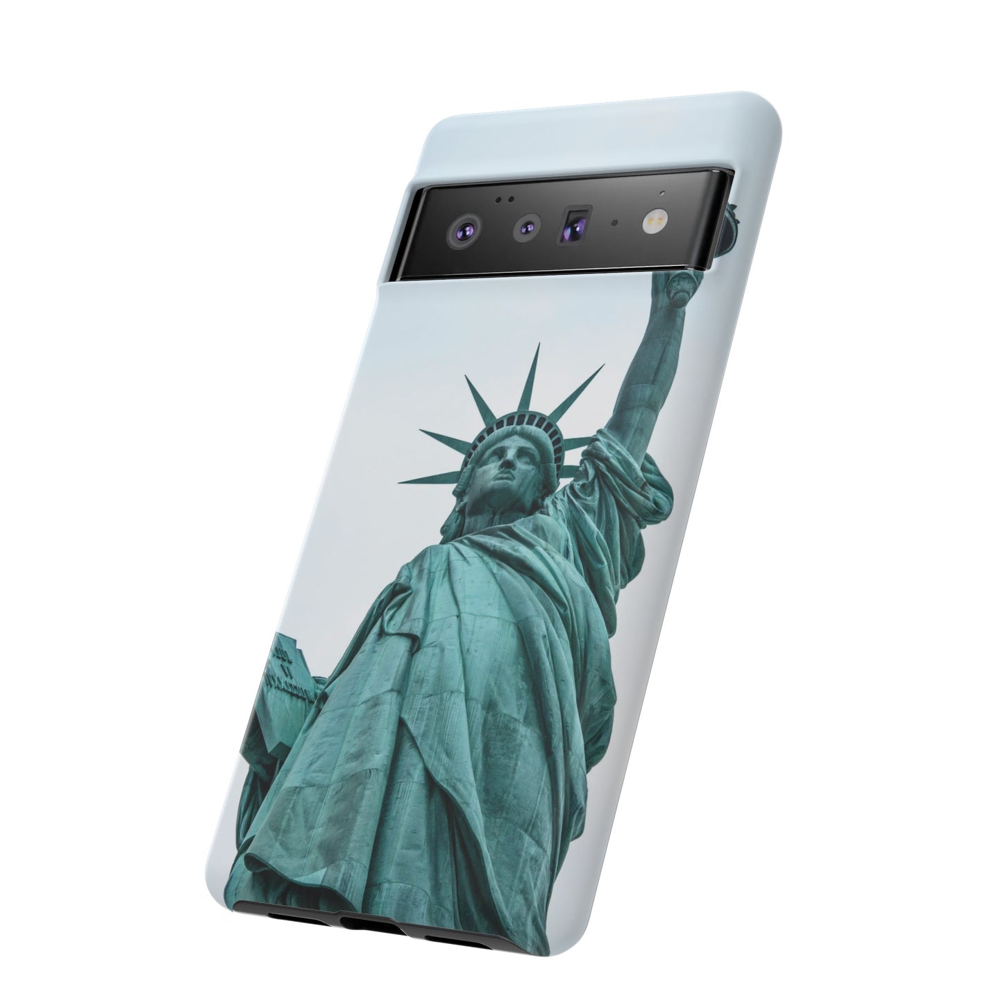 Statue of Liberty Wallpaper Phone Case | iPhone 15 Plus/ Pro, 14, 13, 12| Google Pixel 7, Pro, 5| Samsung Galaxy S23 All Major Phone Models