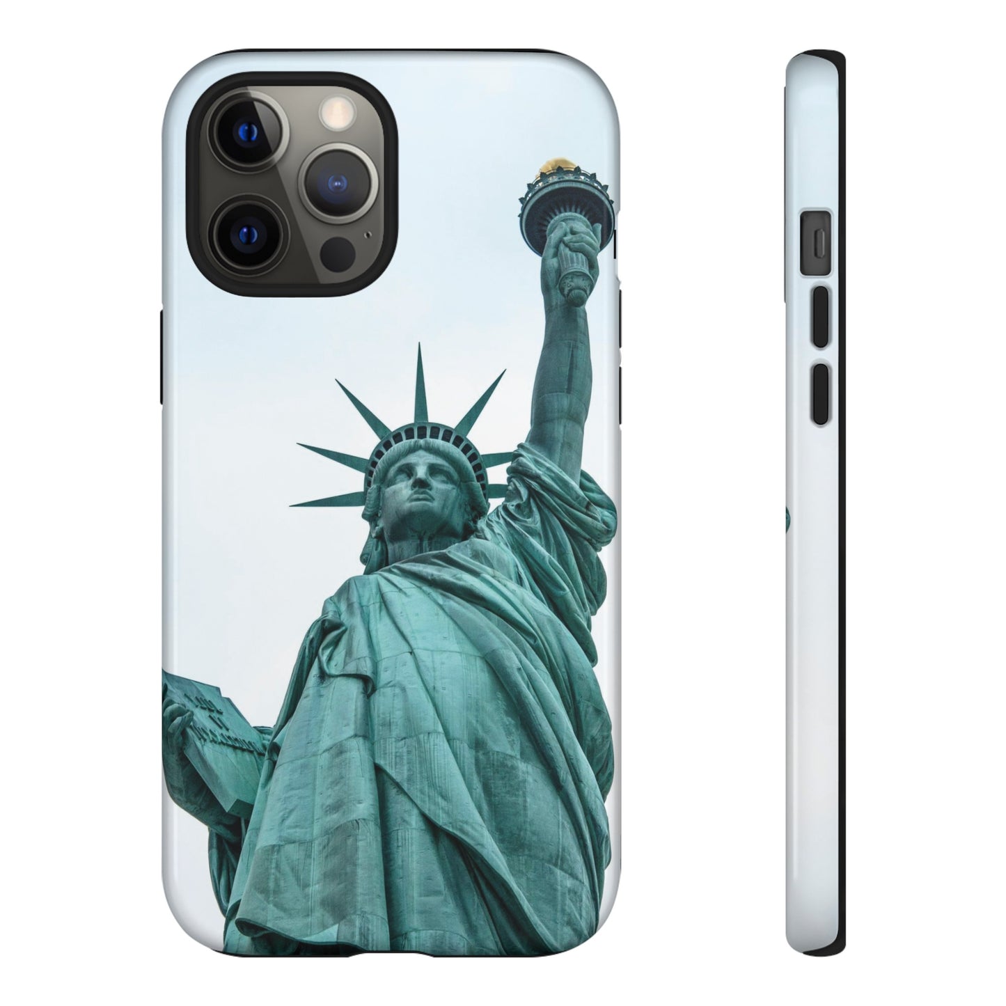 Statue of Liberty Wallpaper Phone Case | iPhone 15 Plus/ Pro, 14, 13, 12| Google Pixel 7, Pro, 5| Samsung Galaxy S23 All Major Phone Models