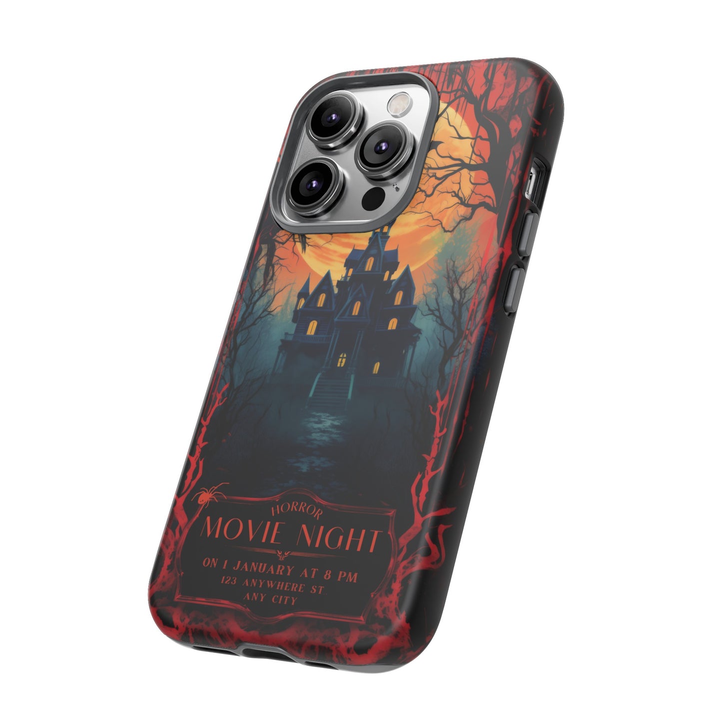 Horror Movie Night Phone Case | iPhone 15 Plus/ Pro, 14, 13, 12| Google Pixel 7, Pro, 5| Samsung Galaxy S23 All Major Phone Models