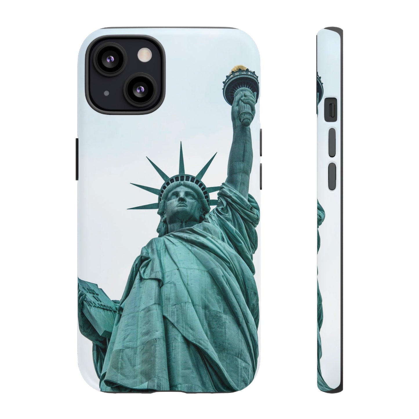 Statue of Liberty Wallpaper Phone Case | iPhone 15 Plus/ Pro, 14, 13, 12| Google Pixel 7, Pro, 5| Samsung Galaxy S23 All Major Phone Models