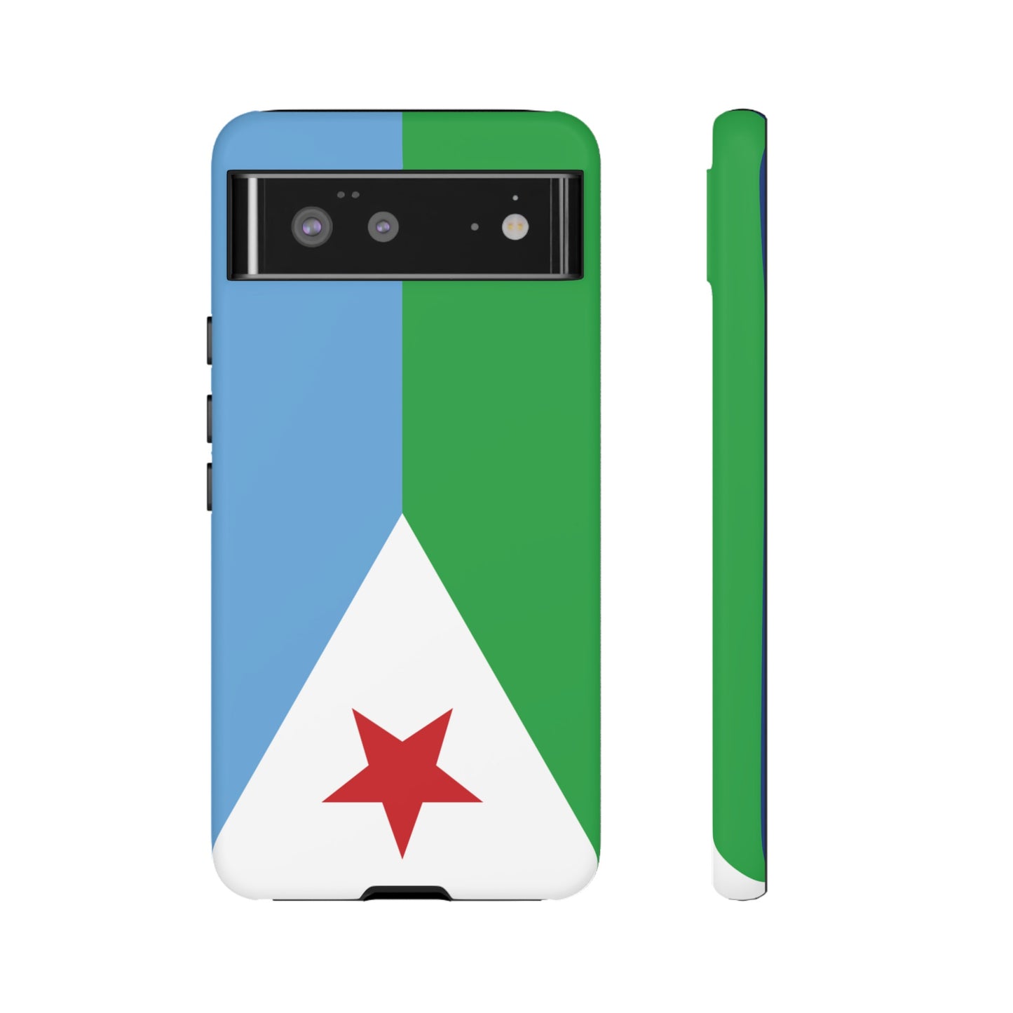 Djibouti Flag Phone Case | iPhone 15 Plus/ Pro, 14, 13, 12| Google Pixel 7, Pro, 5| Samsung Galaxy S23 All Major Phone Models