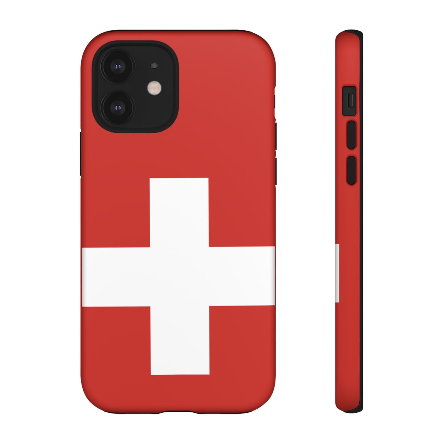 Switzerland Flag Phone Case | iPhone 15 Plus/ Pro, 14, 13, 12| Google Pixel 7, Pro, 5| Samsung Galaxy S23 All Major Phone Models