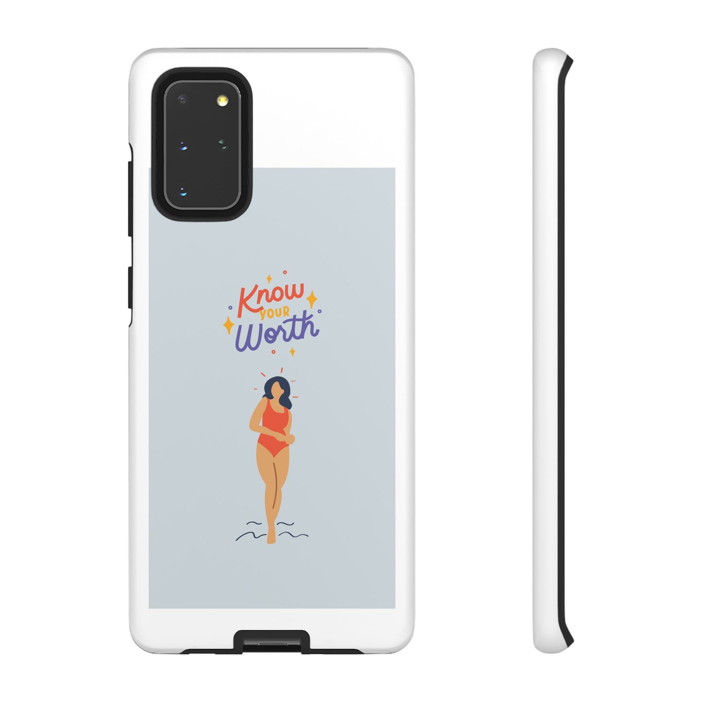 Know Your Worth Phone Case | iPhone 15 Plus/ Pro, 14, 13, 12| Google Pixel 7, Pro, 5| Samsung Galaxy S23 All Major Phone Models