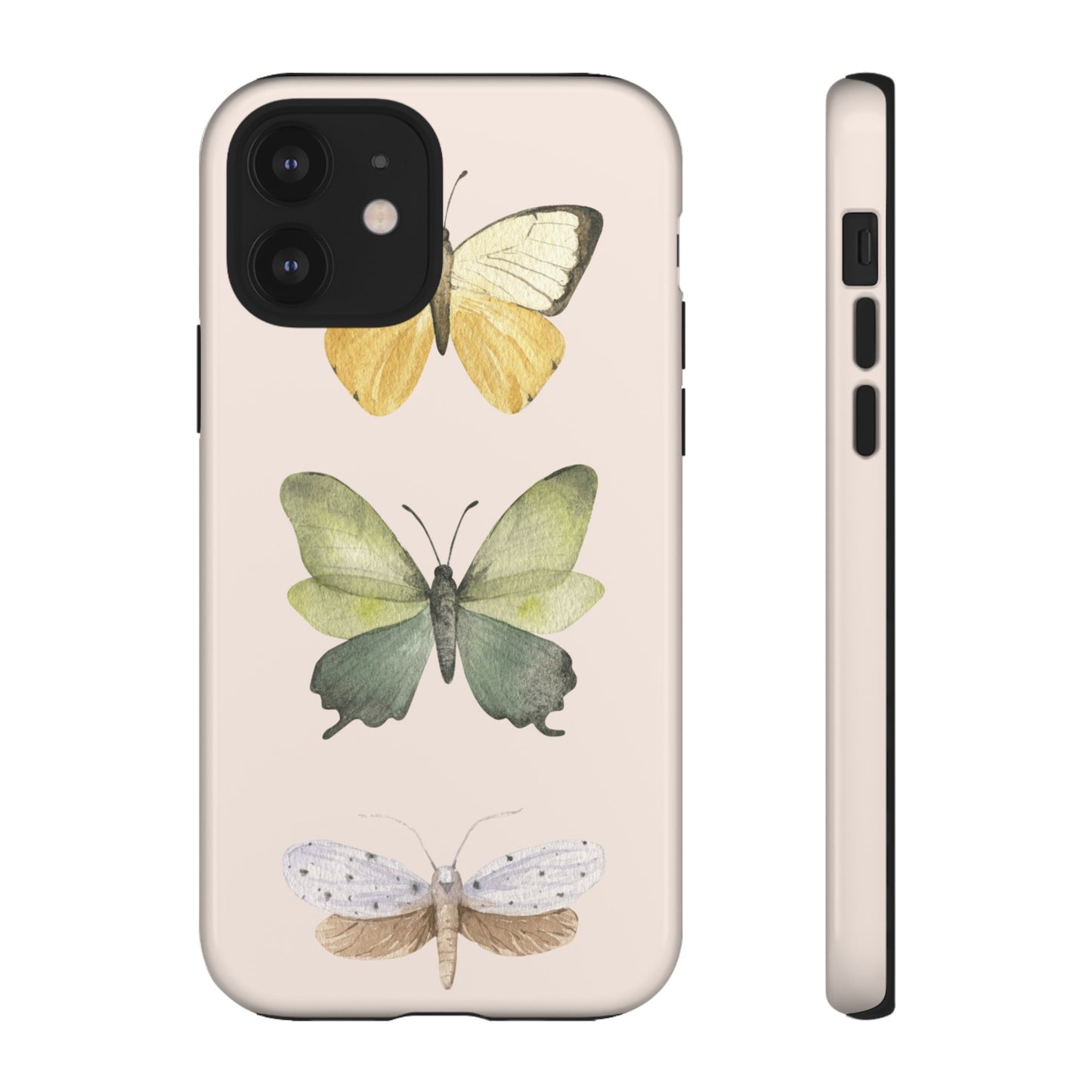 Three Butterflies Wallpaper Phone Case | iPhone 15 Plus/ Pro, 14, 13, 12| Google Pixel 7, Pro, 5| Samsung Galaxy S23 All Major Phone Models