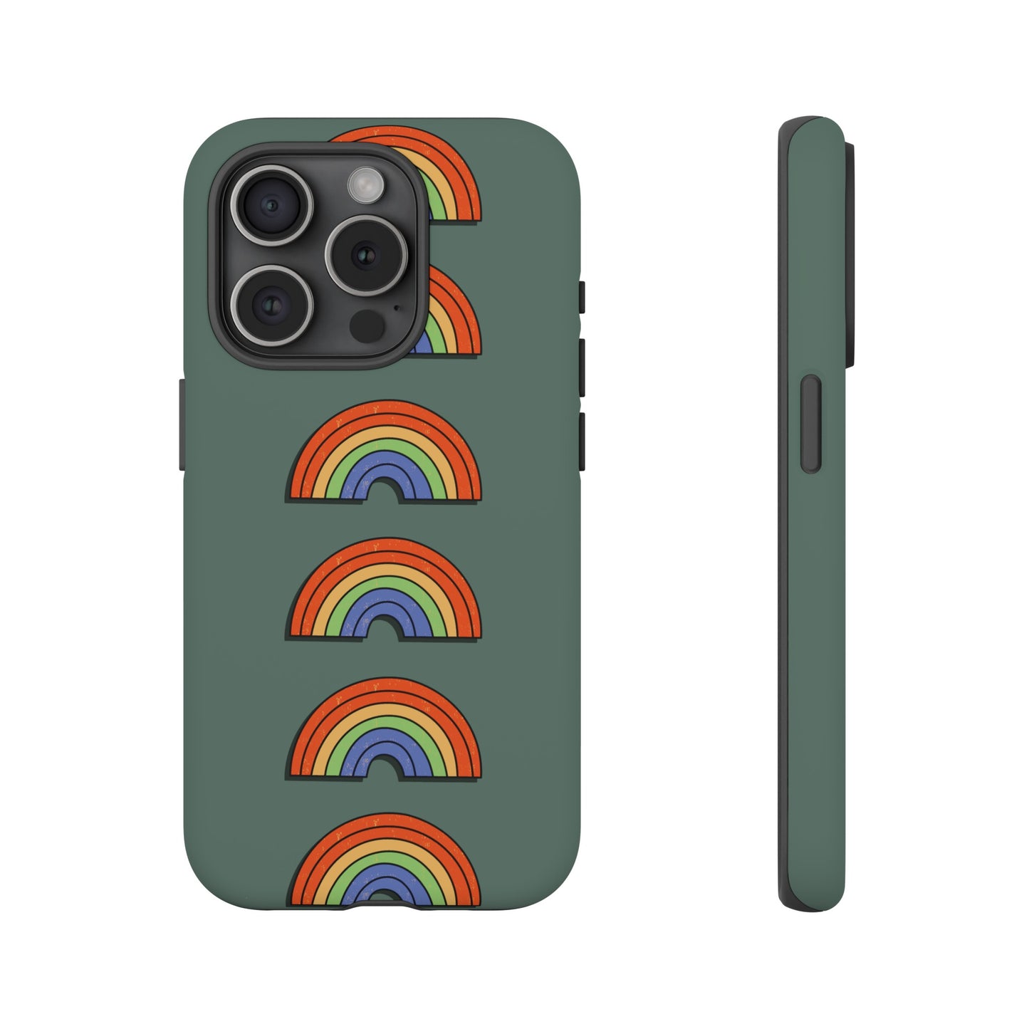 Rainbow Wallpaper Phone Case | iPhone 15 Plus/ Pro, 14, 13, 12| Google Pixel 7, Pro, 5| Samsung Galaxy S23 All Major Phone Models