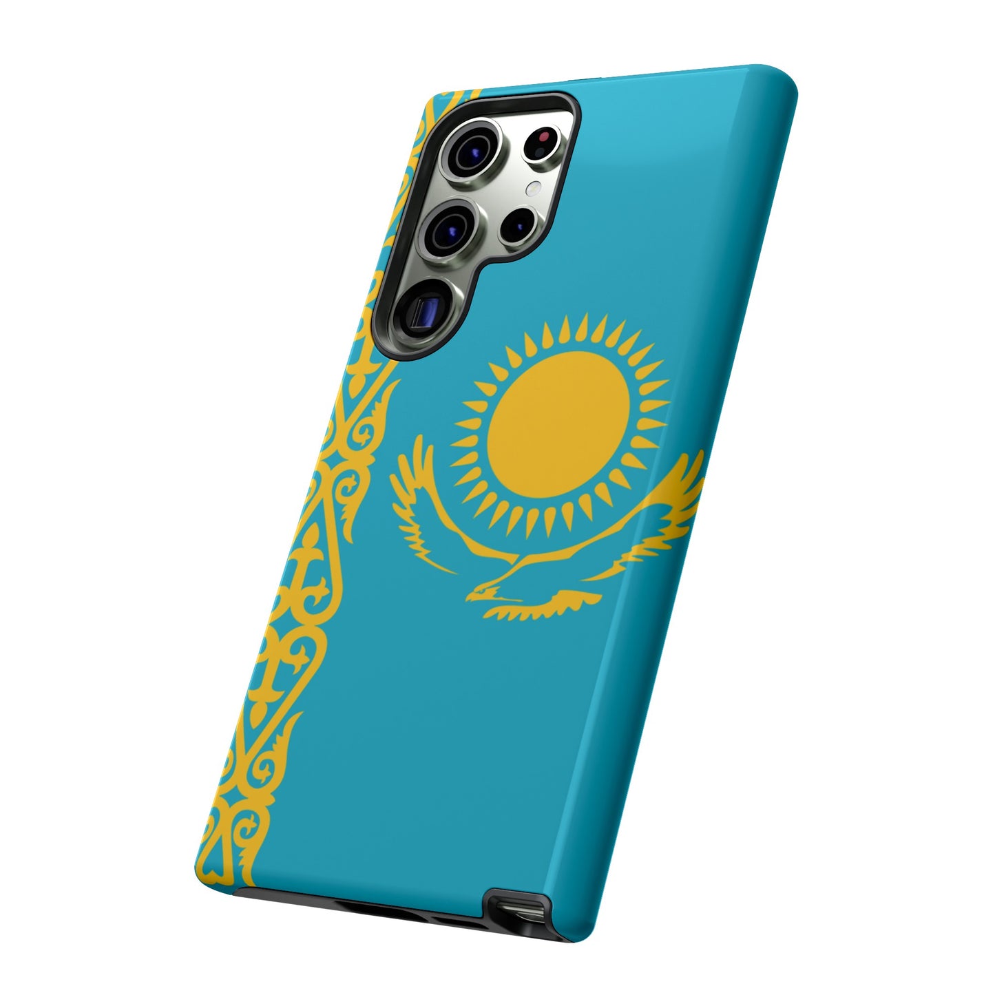 Kazakhstan Flag Phone Case | iPhone 15 Plus/ Pro, 14, 13, 12| Google Pixel 7, Pro, 5| Samsung Galaxy S23 All Major Phone Models