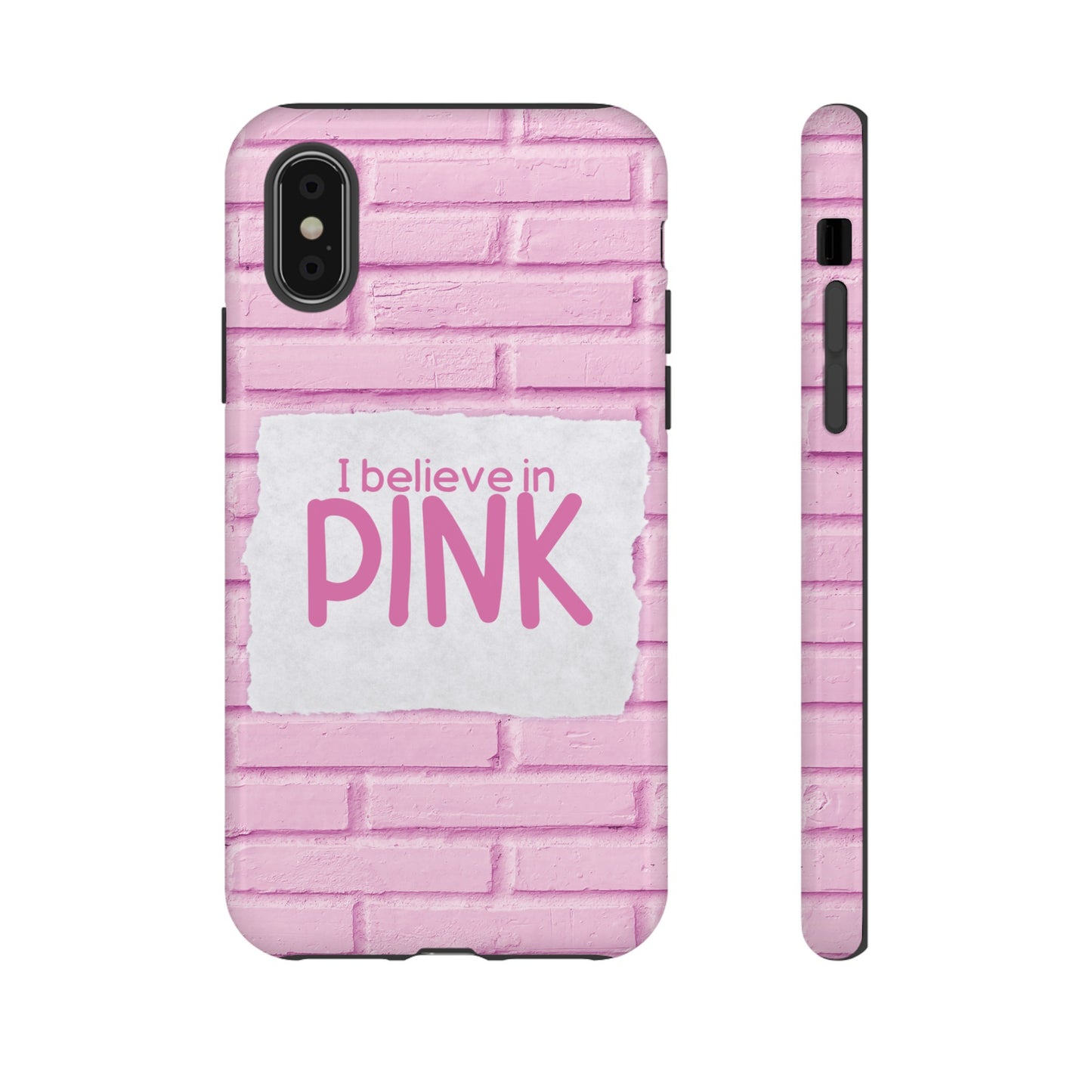 I Believe In Pink Wallpaper Phone Case | iPhone 15 Plus/ Pro, 14, 13, 12| Google Pixel 7, Pro, 5| Samsung Galaxy S23 All Major Phone Models