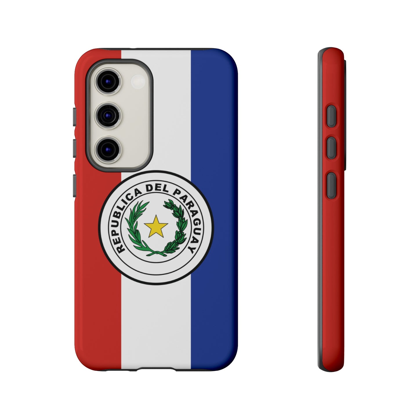 Paraguay Flag Phone Case | iPhone 15 Plus/ Pro, 14, 13, 12| Google Pixel 7, Pro, 5| Samsung Galaxy S23 All Major Phone Models