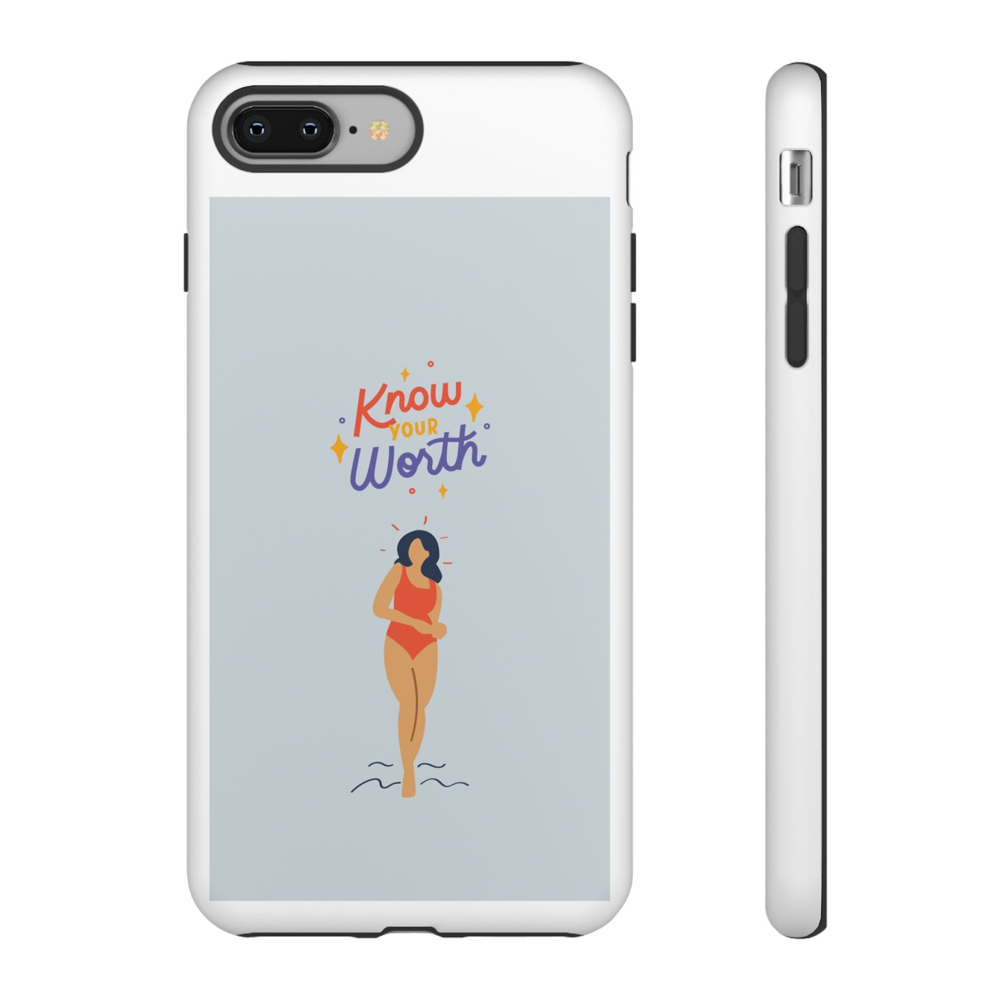 Know Your Worth Phone Case | iPhone 15 Plus/ Pro, 14, 13, 12| Google Pixel 7, Pro, 5| Samsung Galaxy S23 All Major Phone Models