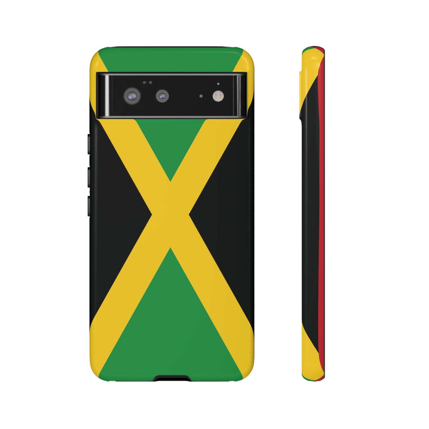 Jamaica Flag Phone Case | iPhone 15 Plus/ Pro, 14, 13, 12| Google Pixel 7, Pro, 5| Samsung Galaxy S23 All Major Phone Models