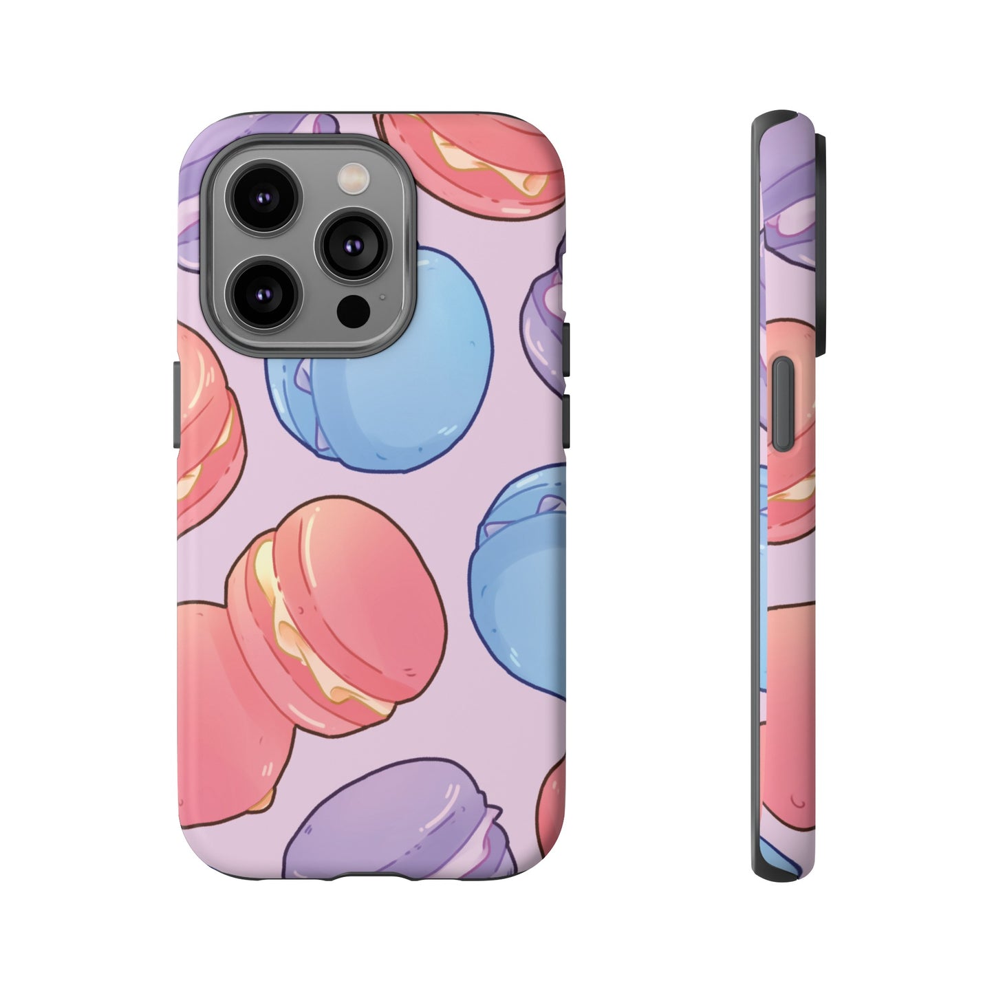 Macaron Wallpaper Phone Case | iPhone 15 Plus/ Pro, 14, 13, 12| Google Pixel 7, Pro, 5| Samsung Galaxy S23 All Major Phone Models