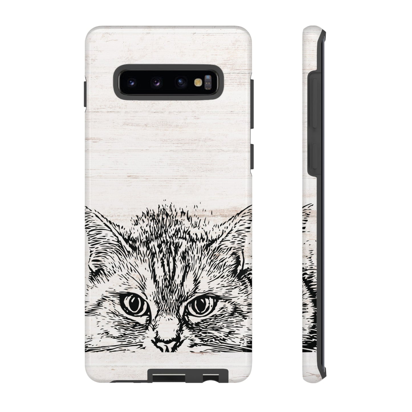 Close- Up Cat Wallpaper Phone Case | iPhone 15 Plus/ Pro, 14, 13, 12| Google Pixel 7, Pro, 5| Samsung Galaxy S23 All Major Phone Models