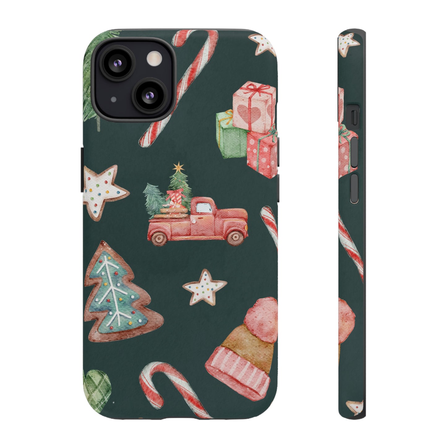 Festive Christmas Wallpaper Phone Case | iPhone 15 Plus/ Pro, 14, 13, 12| Google Pixel 7, Pro, 5| Samsung Galaxy S23 All Major Phone Models