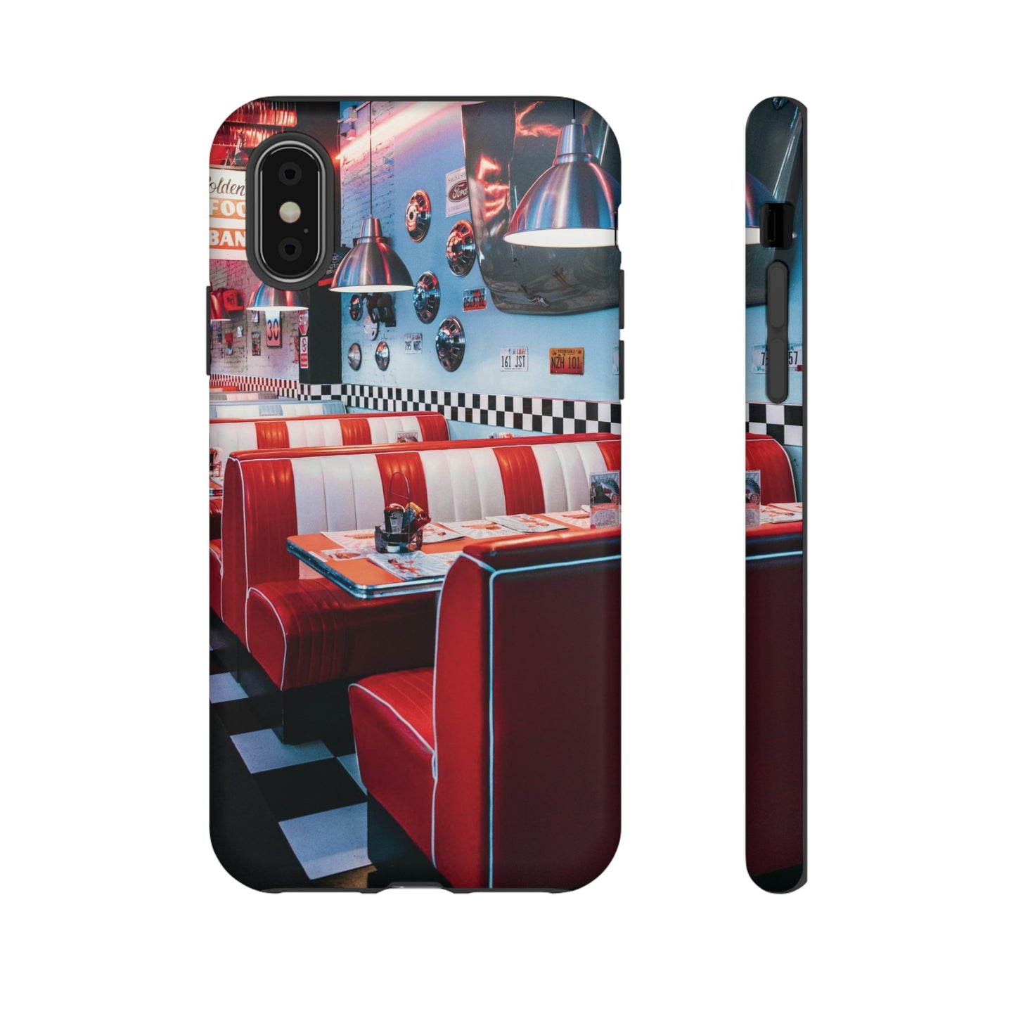 Diner Wallpaper Phone Case | iPhone 15 Plus/ Pro, 14, 13, 12| Google Pixel 7, Pro, 5| Samsung Galaxy S23 All Major Phone Models