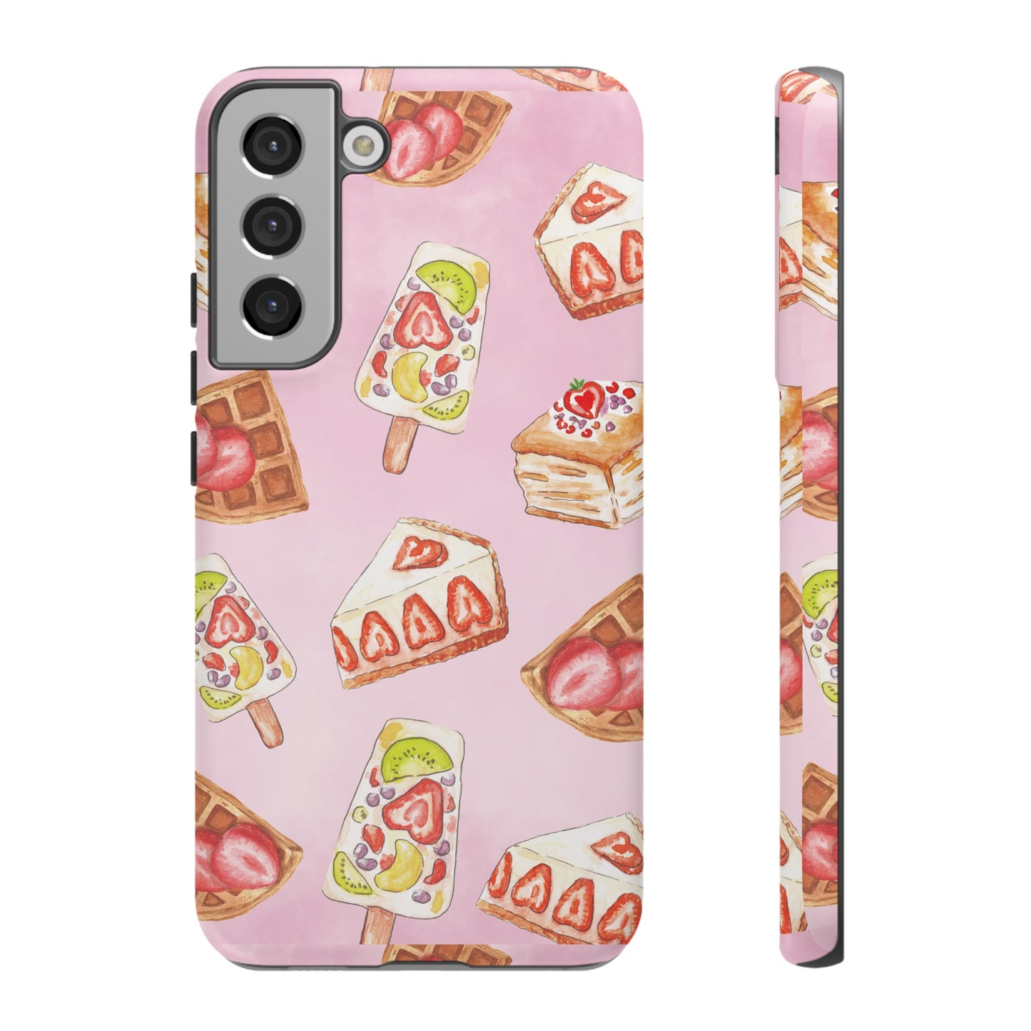 Assorted Dessert Wallpaper Phone Case | iPhone 15 Plus/ Pro, 14, 13, 12| Google Pixel 7, Pro, 5| Samsung Galaxy S23 All Major Phone Models