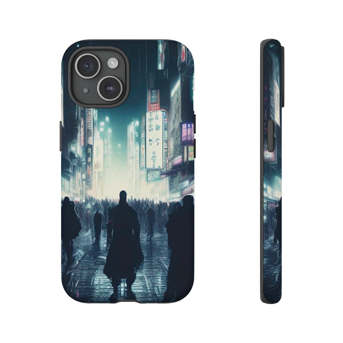 Strangers in the City Wallpaper Phone Case | iPhone 15 Plus/ Pro, 14, 13, 12| Google Pixel 7, Pro, 5| Samsung Galaxy S23 All Major Phone Models