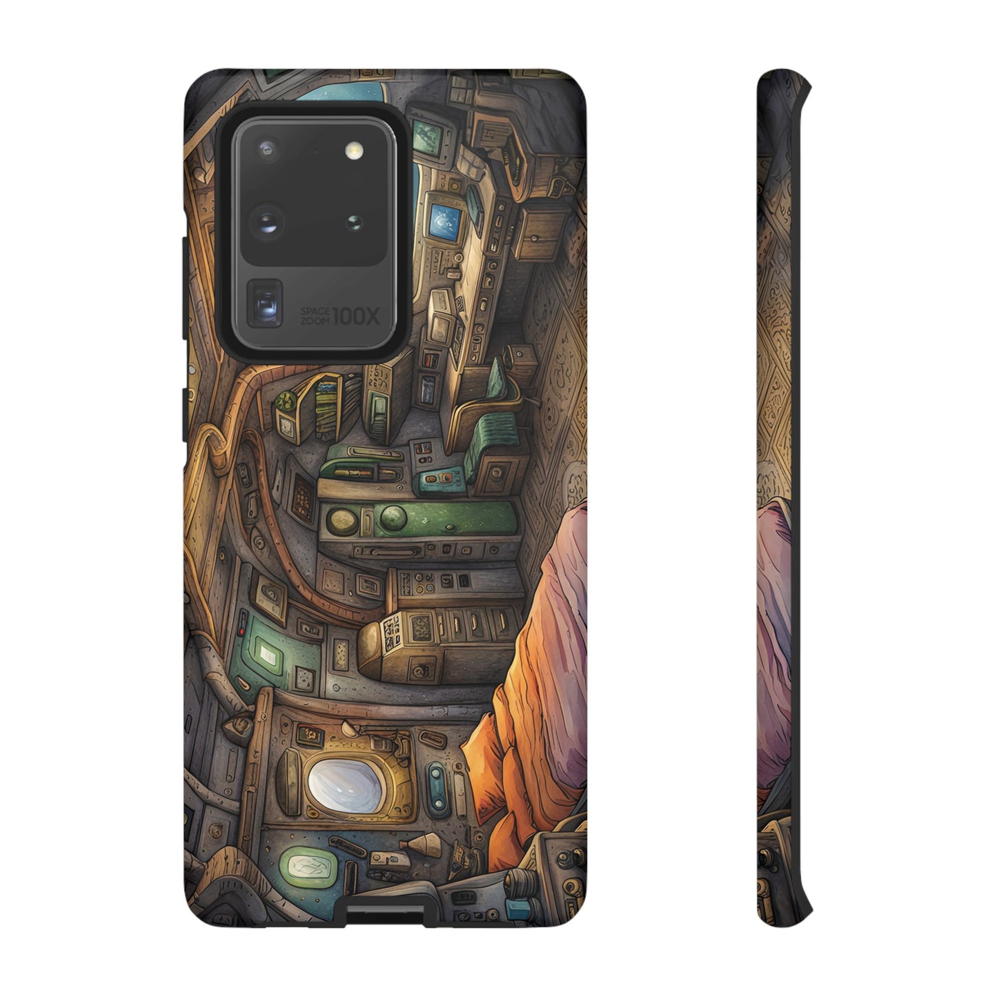 Cosy Spaceship Wallpaper Phone Case | iPhone 15 Plus/ Pro, 14, 13, 12| Google Pixel 7, Pro, 5| Samsung Galaxy S23 All Major Phone Models