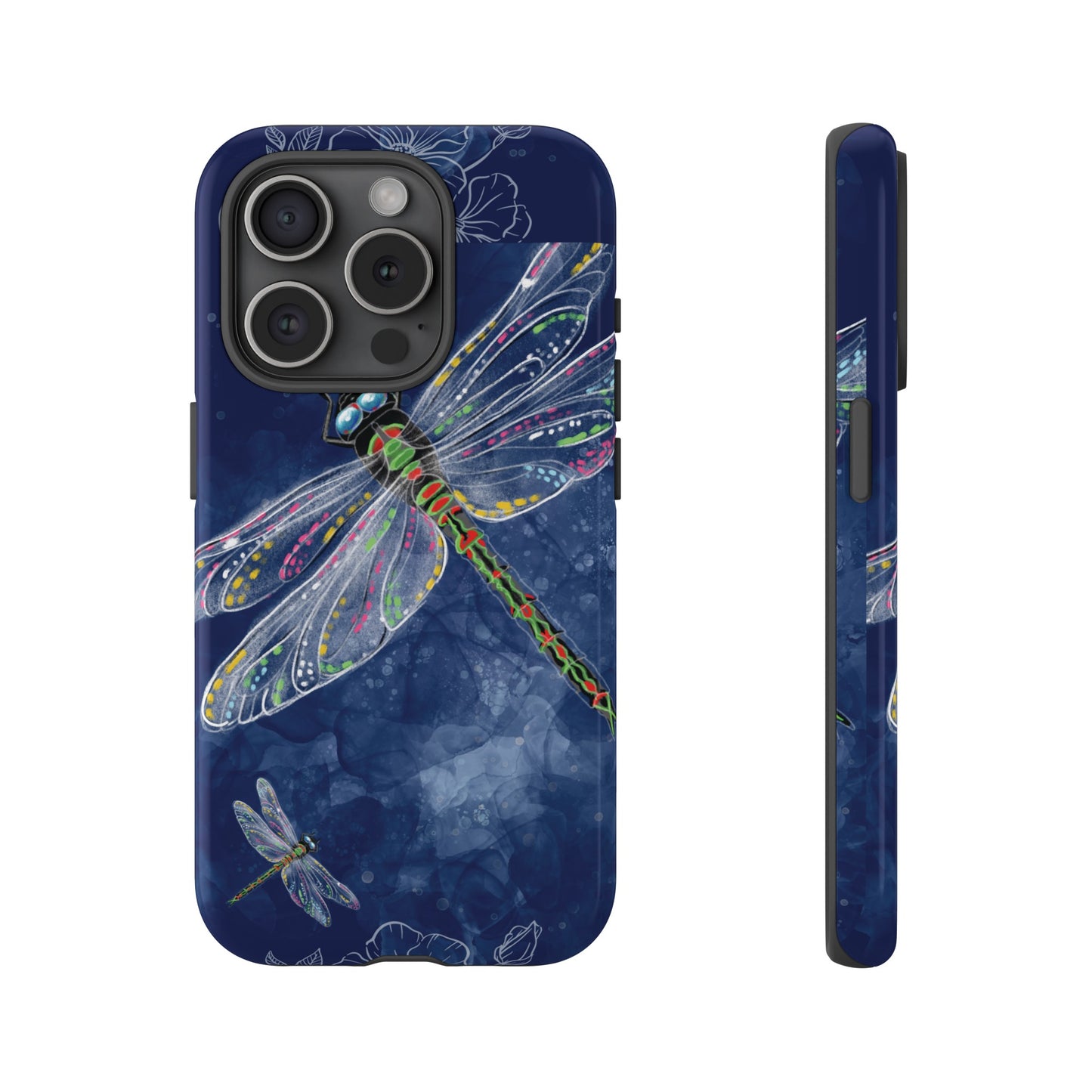 Dragonfly Wallpaper Phone Case | iPhone 15 Plus/ Pro, 14, 13, 12| Google Pixel 7, Pro, 5| Samsung Galaxy S23 All Major Phone Models