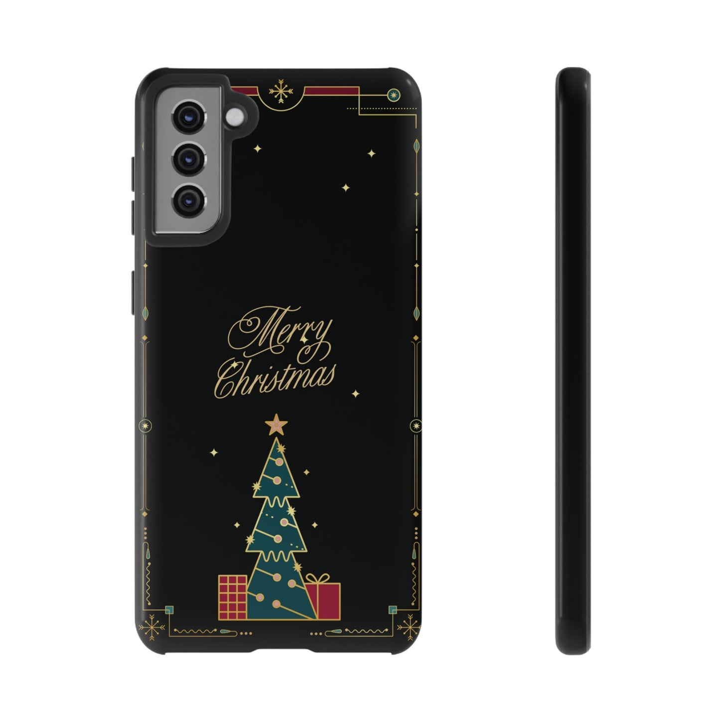 Christmas Tree Wallpaper Phone Case | iPhone 15 Plus/ Pro, 14, 13, 12| Google Pixel 7, Pro, 5| Samsung Galaxy S23 All Major Phone Models