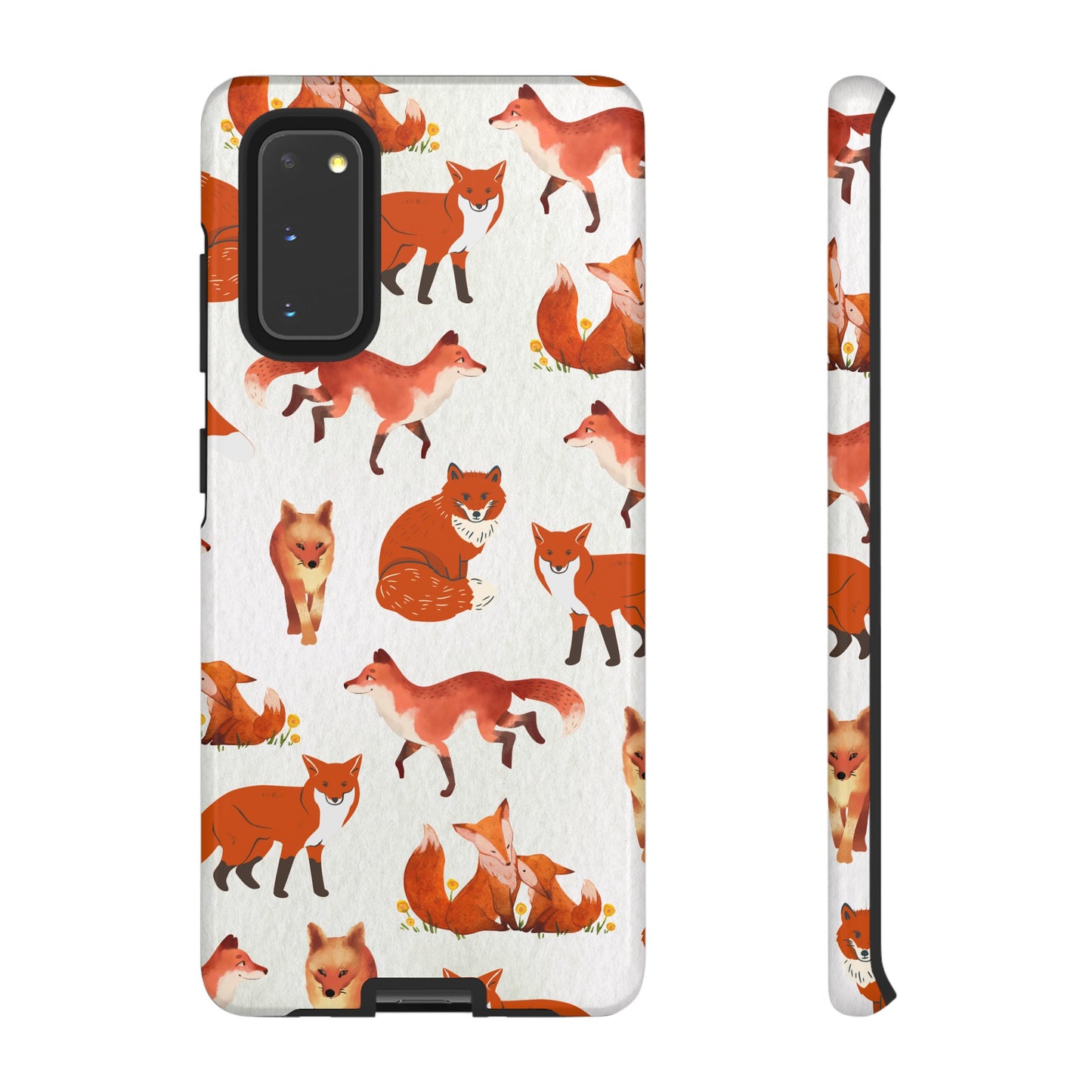 Foxes Wallpaper Phone Case | iPhone 15 Plus/ Pro, 14, 13, 12| Google Pixel 7, Pro, 5| Samsung Galaxy S23 All Major Phone Models