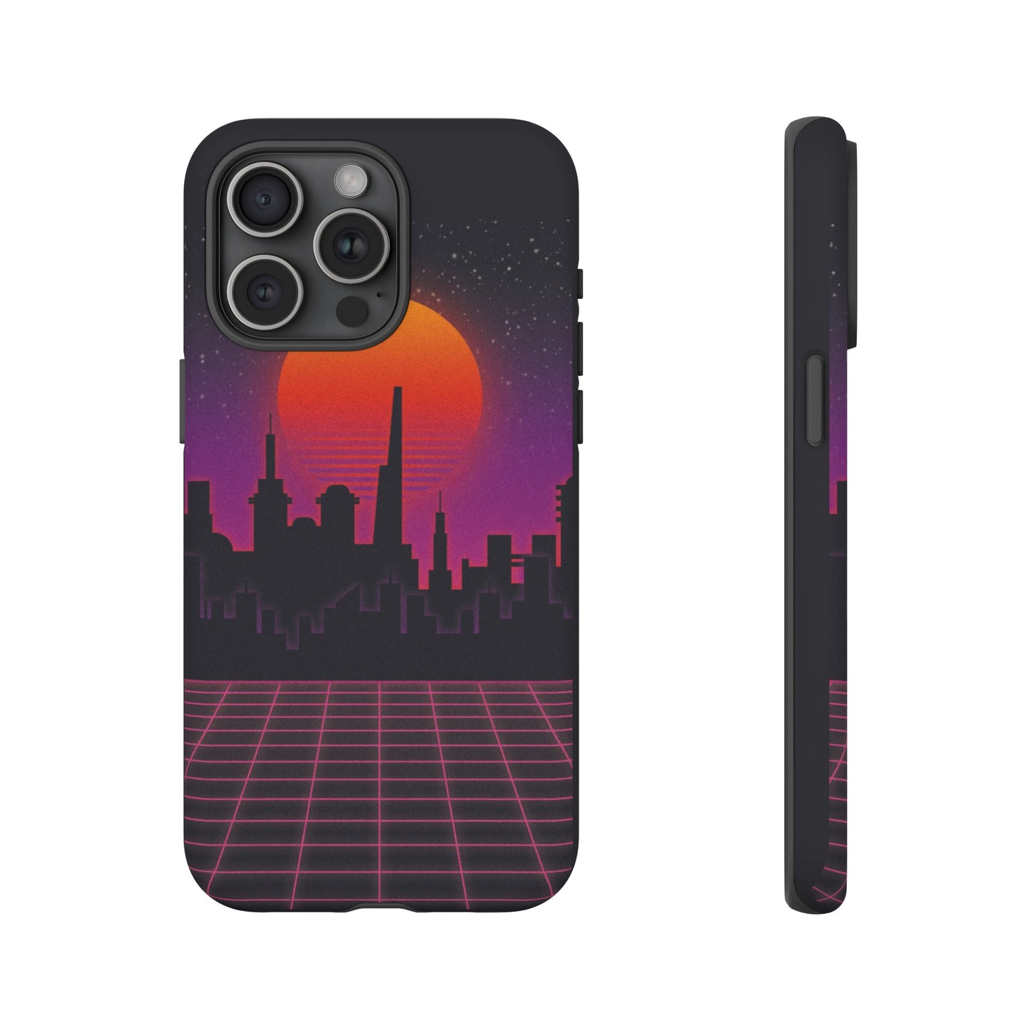 Retro City Phone Case | iPhone 15 Plus/ Pro, 14, 13, 12| Google Pixel 7, Pro, 5| Samsung Galaxy S23 All Major Phone Models