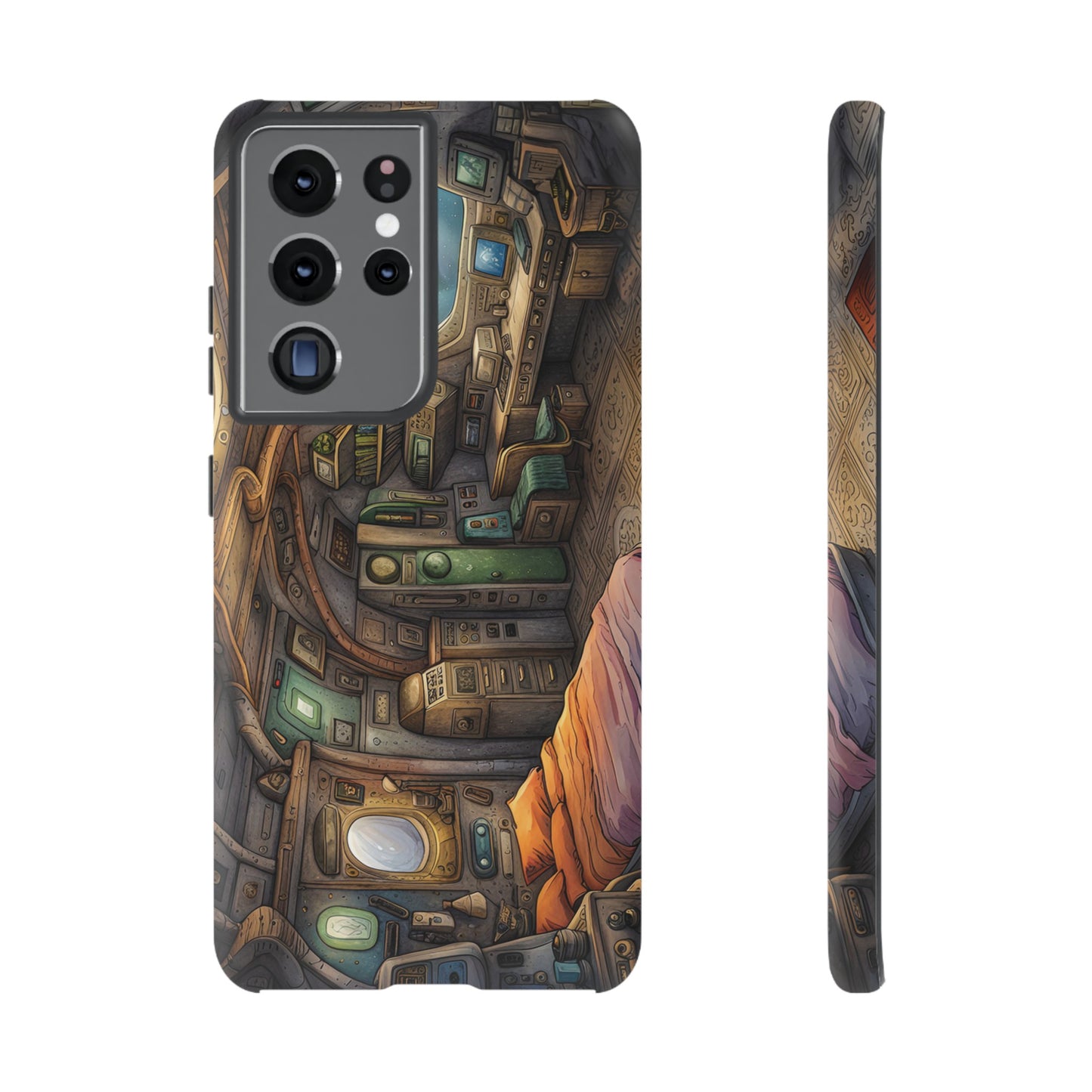 Cosy Spaceship Wallpaper Phone Case | iPhone 15 Plus/ Pro, 14, 13, 12| Google Pixel 7, Pro, 5| Samsung Galaxy S23 All Major Phone Models