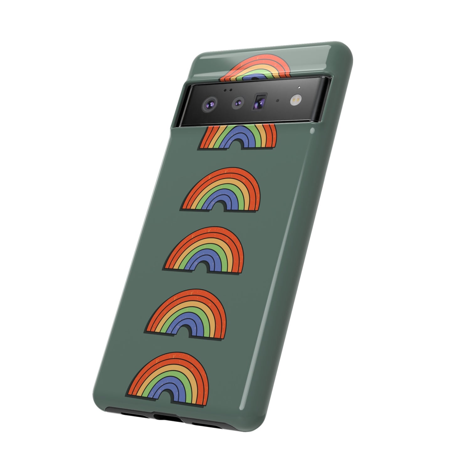 Rainbow Wallpaper Phone Case | iPhone 15 Plus/ Pro, 14, 13, 12| Google Pixel 7, Pro, 5| Samsung Galaxy S23 All Major Phone Models