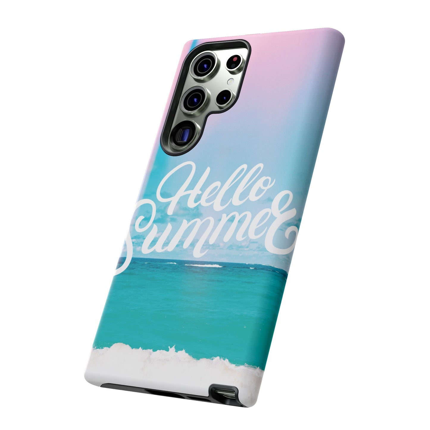 Hello Summer Wallpaper Phone Case | iPhone 15 Plus/ Pro, 14, 13, 12| Google Pixel 7, Pro, 5| Samsung Galaxy S23 All Major Phone Models